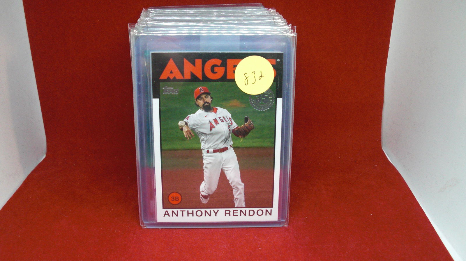 anthony rendon 1986 topps card: in top loader