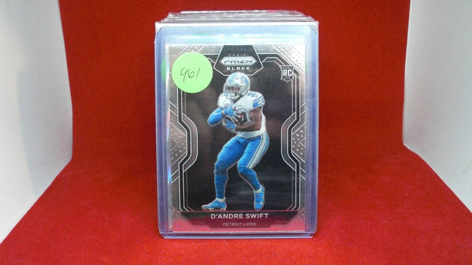 dandre swift rookie card prizm black (1 of 1)