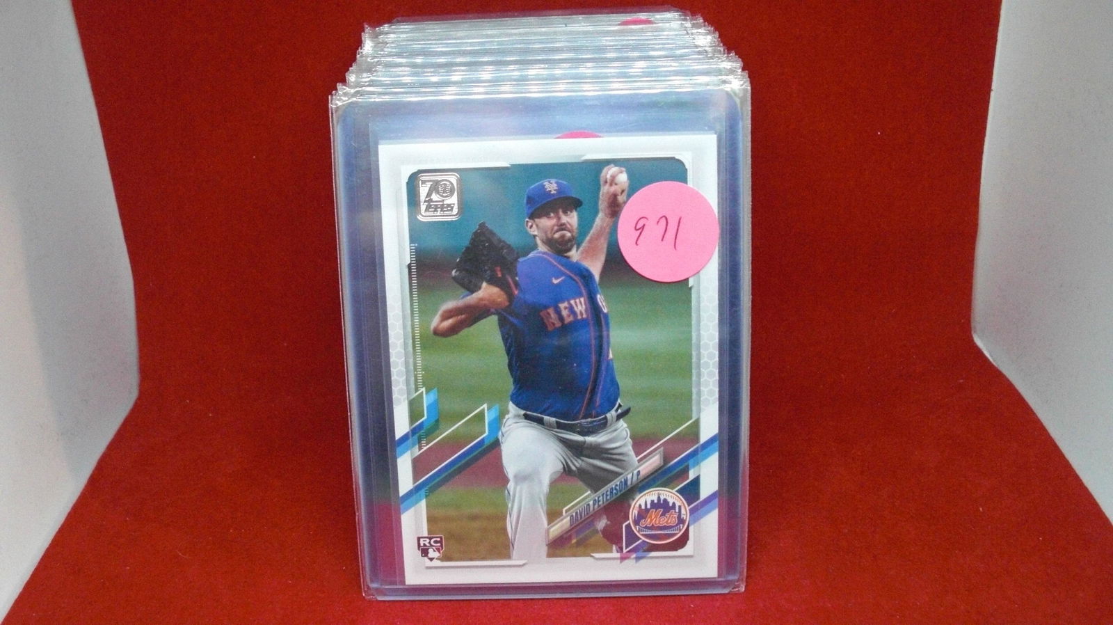 david peterson rookie card: in top loader