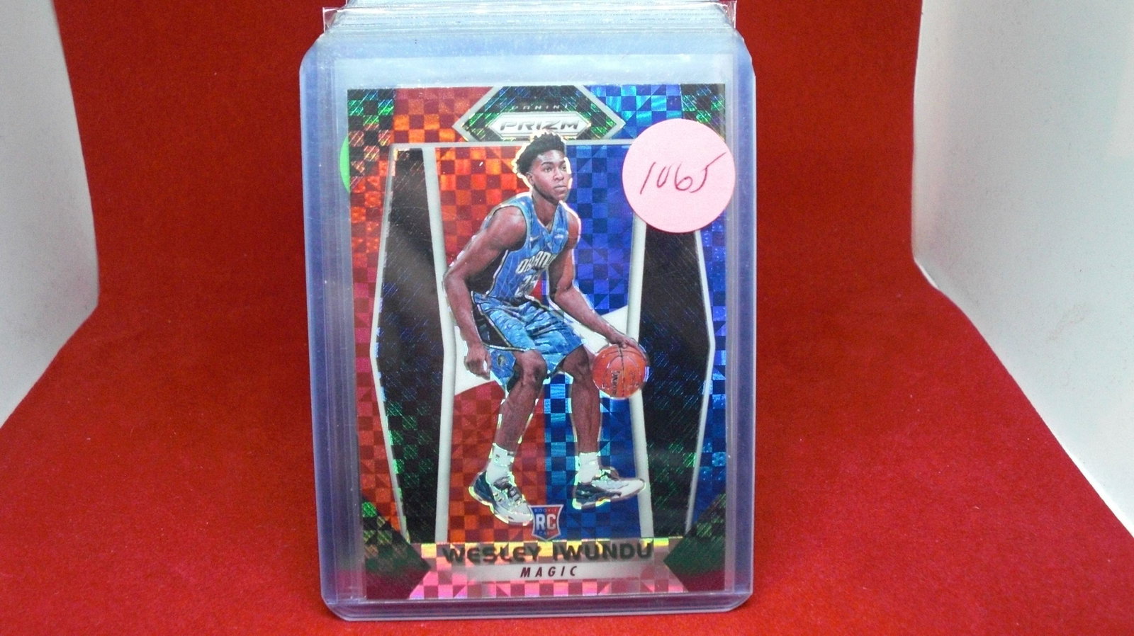 wesley iwundu Red white blue prism: in top loader