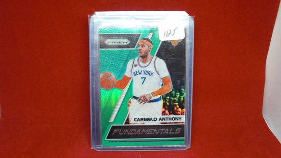 Carmelo Anthony green prism: in top loader