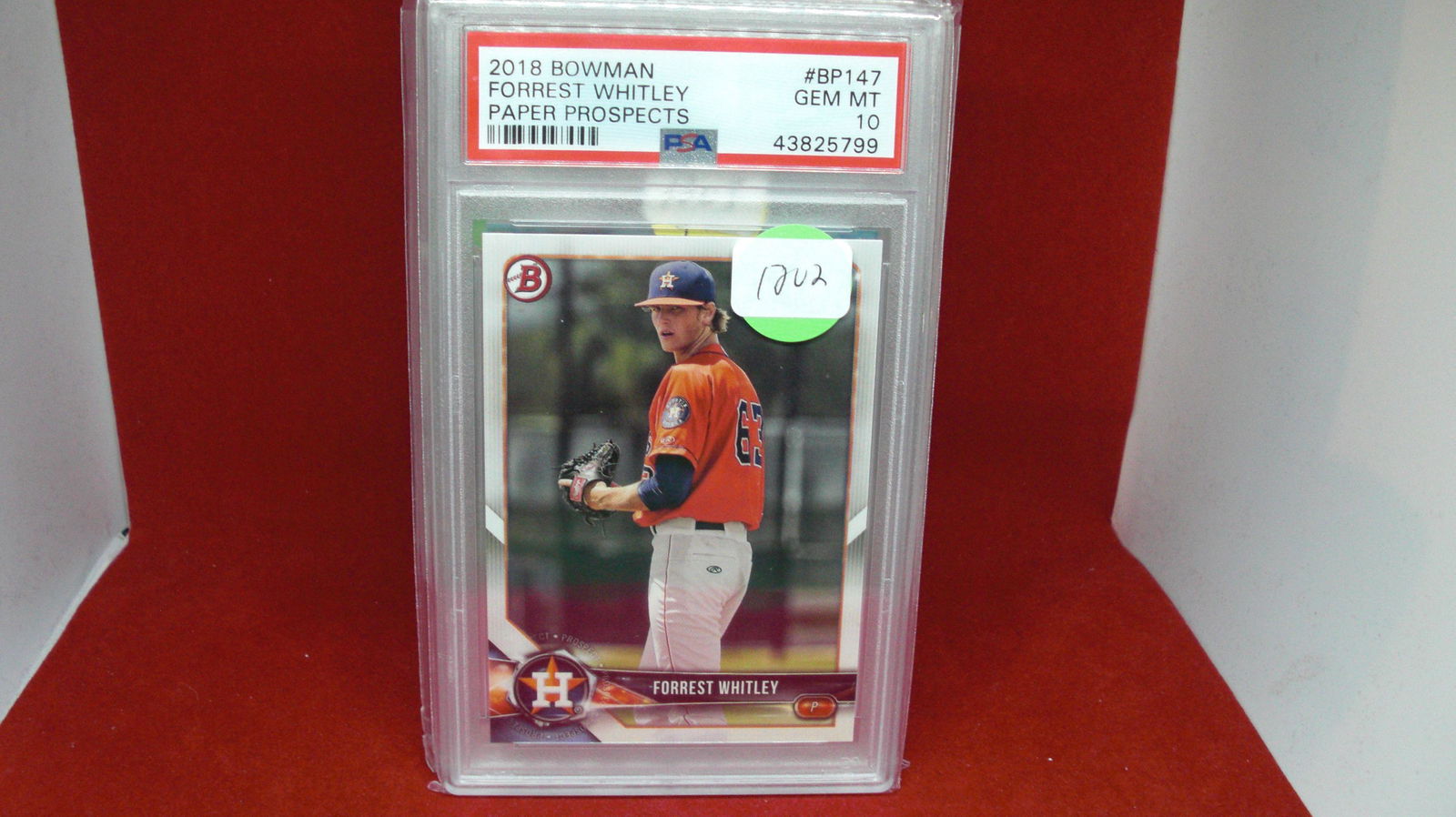 PSA graded gem 10 Forrest Whitley bowman (1 of 1)