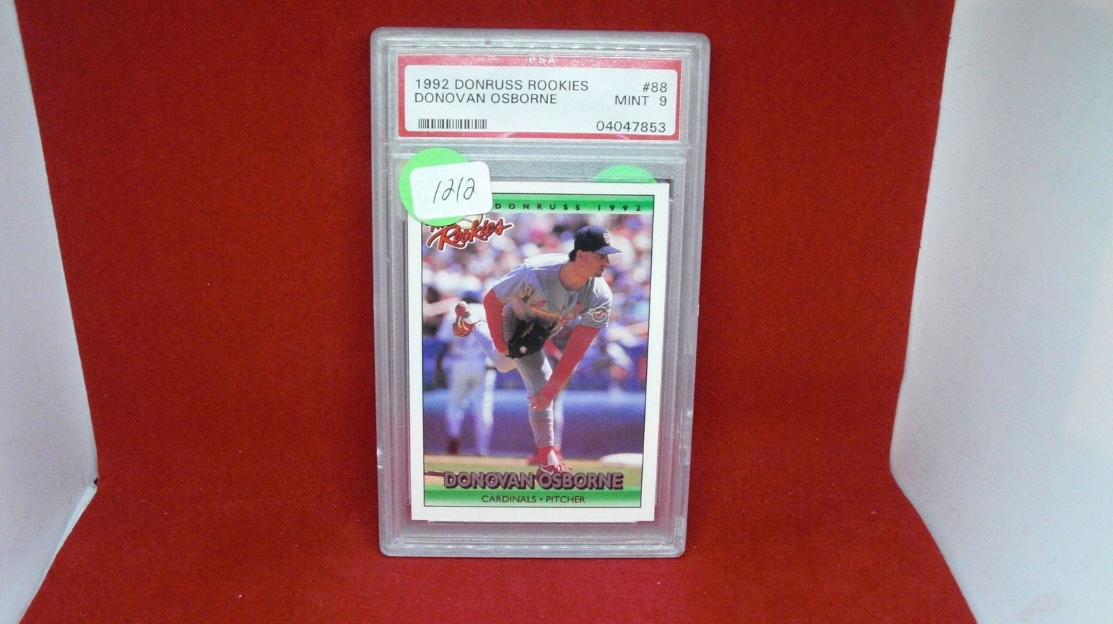 psa mint 9 donovan osborne the rookies (1 of 1)