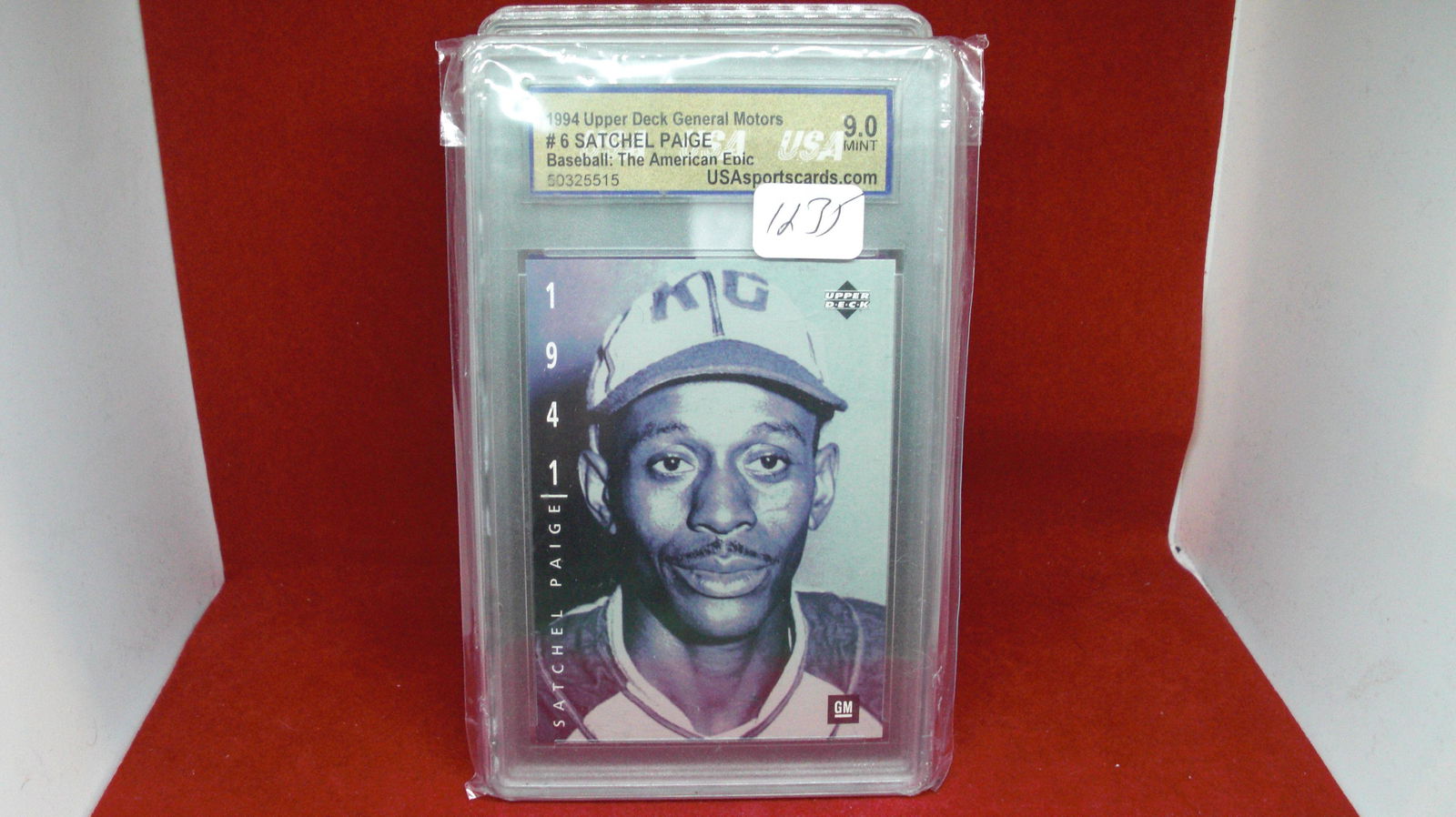 usa grading satchel paige ud gm motors card (1 of 1)
