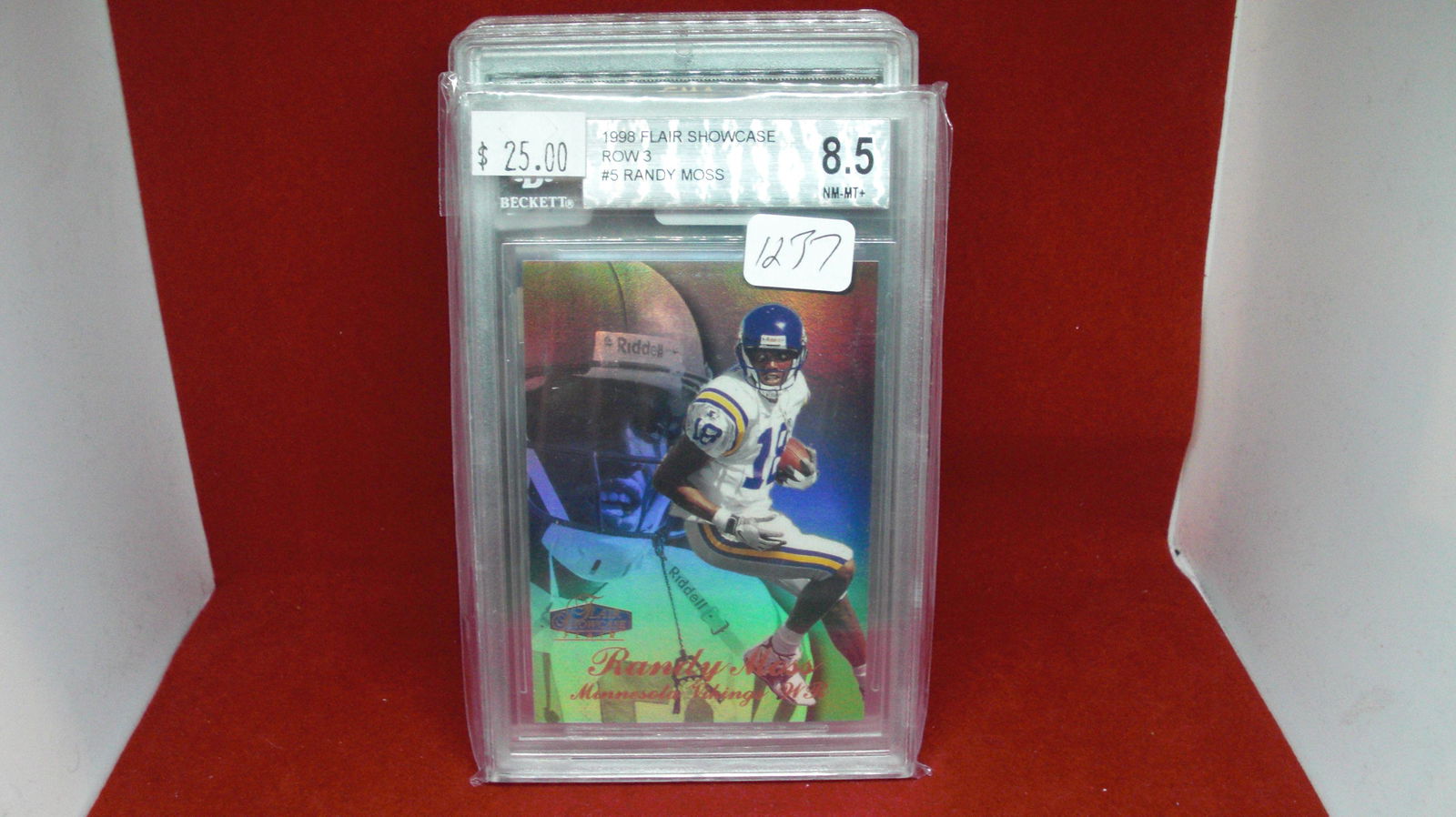 beckett graded 8.5 randy moss flair (1 of 1)