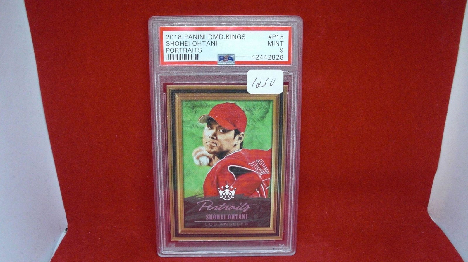 psa mint 9 shohei ohtani 2018 portraits (1 of 1)