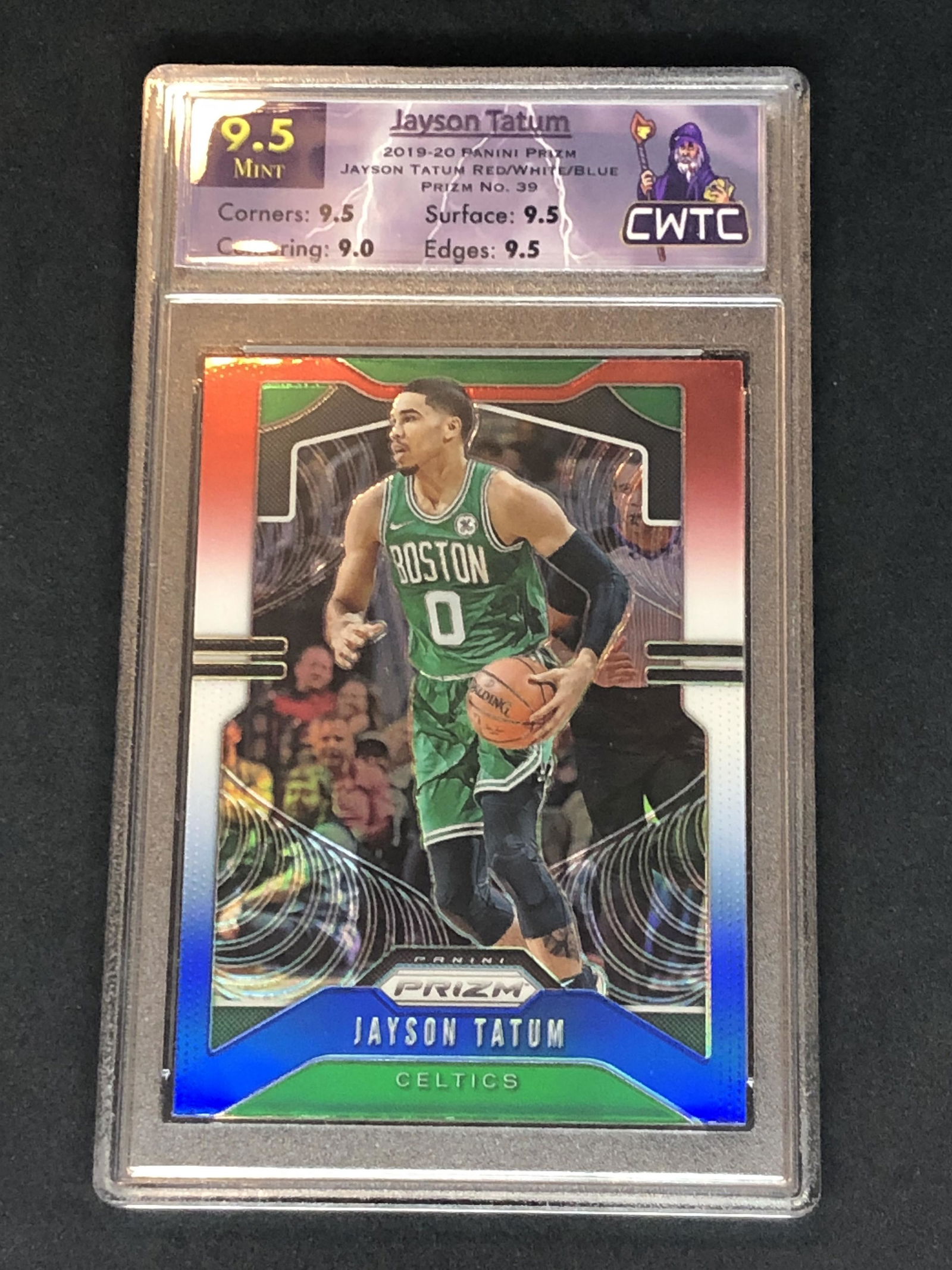 Jayson Tatum Red/White/Blue Panini Prizm CWTC 9.5 (1 of 1)