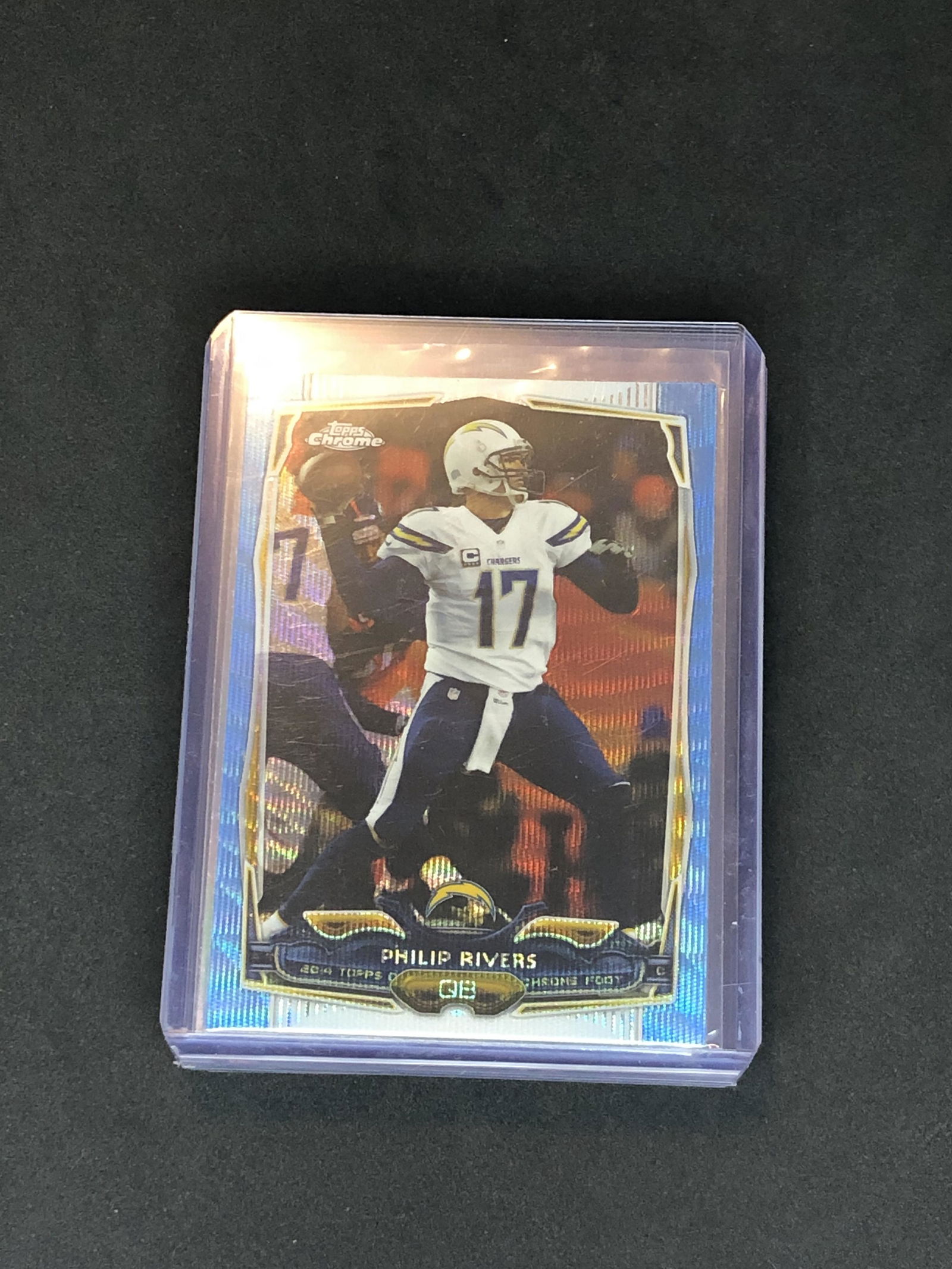 Philip Rivers Topps Chrome Blue (1 of 1)