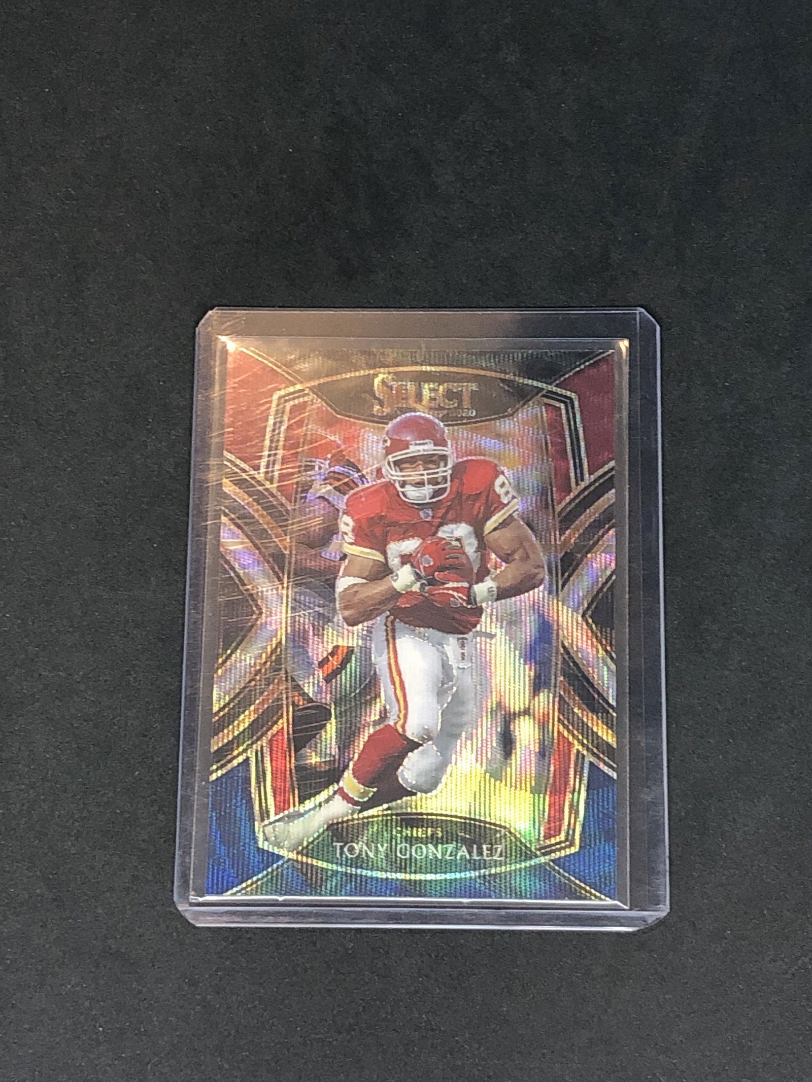 Tony Gonzalez Panini Select Tri-Color Wave Prizm (1 of 1)