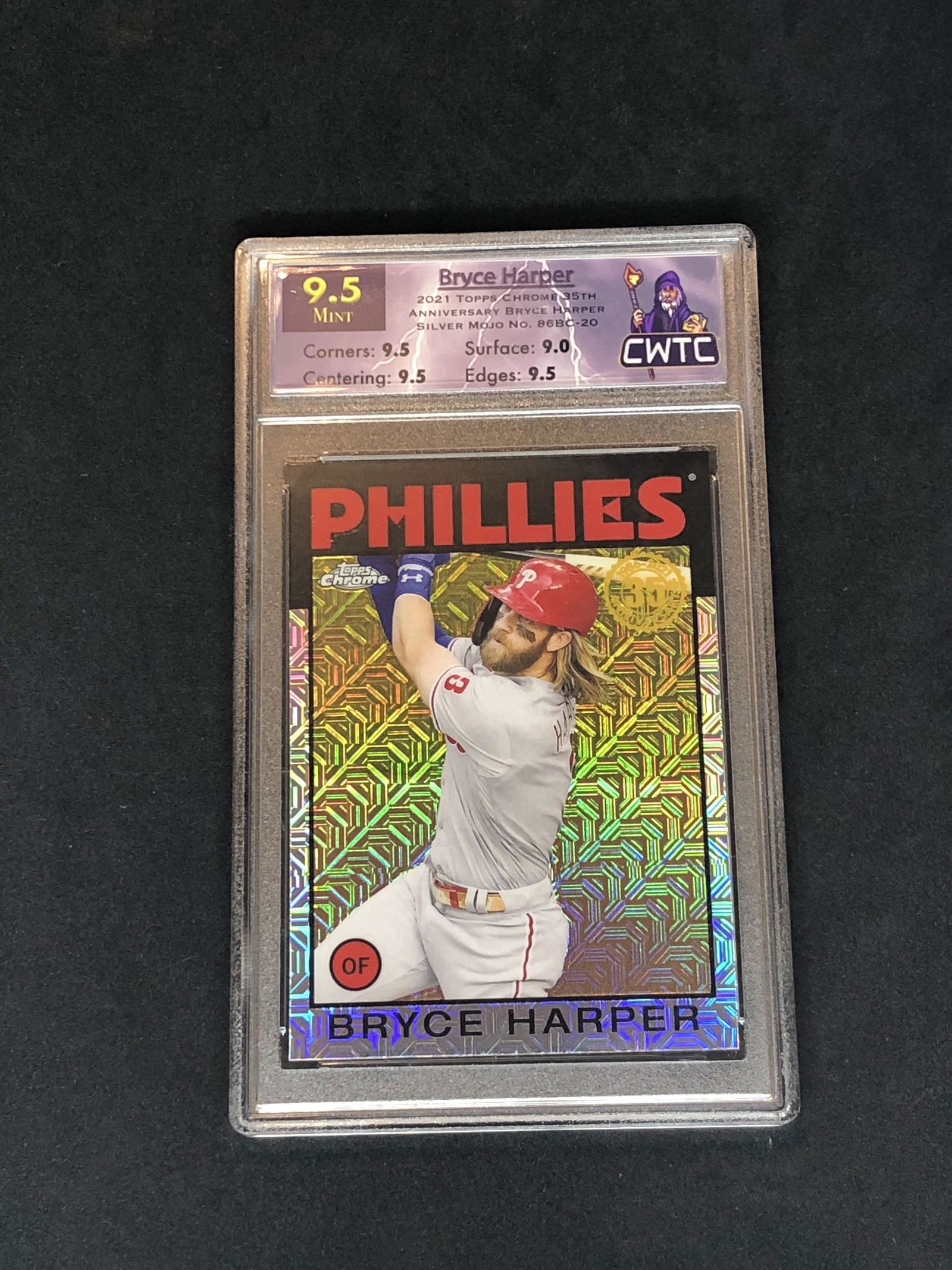 Bryce Harper Topps Chrome Mojo Refractor CWTC 9.5 (1 of 1)