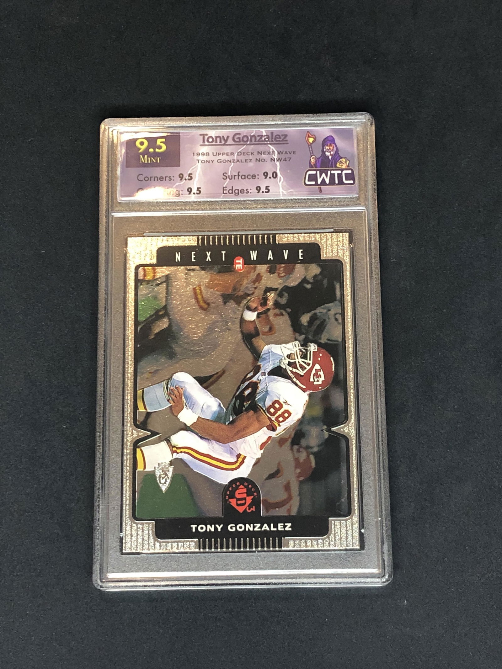 Tony Gonzalez Upper Deck Next Wave CWTC 9.5 (1 of 1)