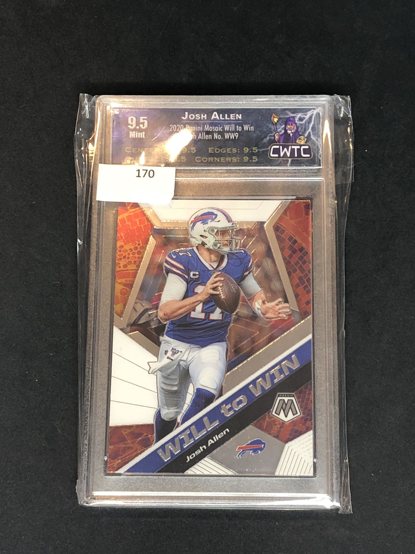 Josh Allen Panini Mosaic Will To Win CWTC 9.5 (1 of 1)