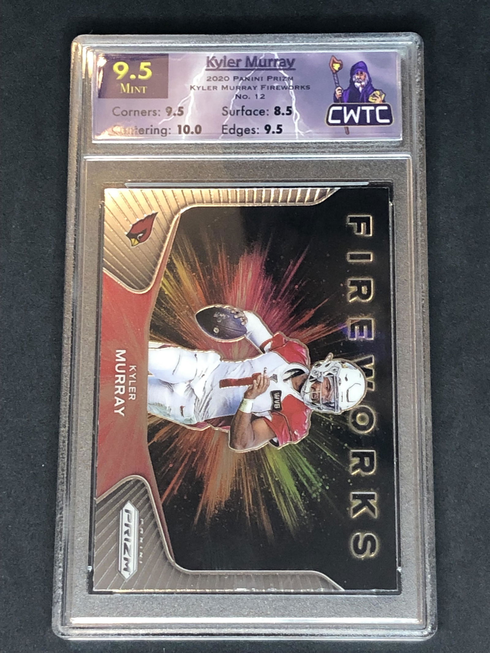 Kyler Murray Panini Fireworks Prizm CWTC 9.5 (1 of 1)