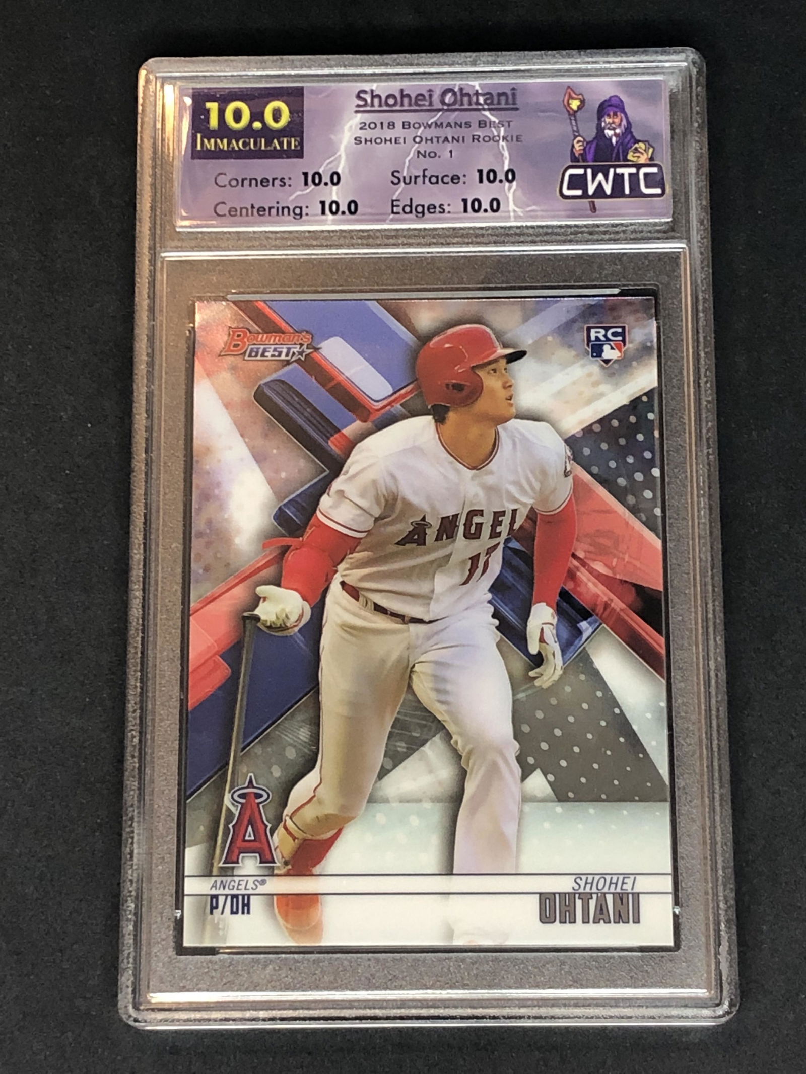 Shohei Ohtani Bowmans Best Rookie CWTC Immaculate 10 (1 of 1)