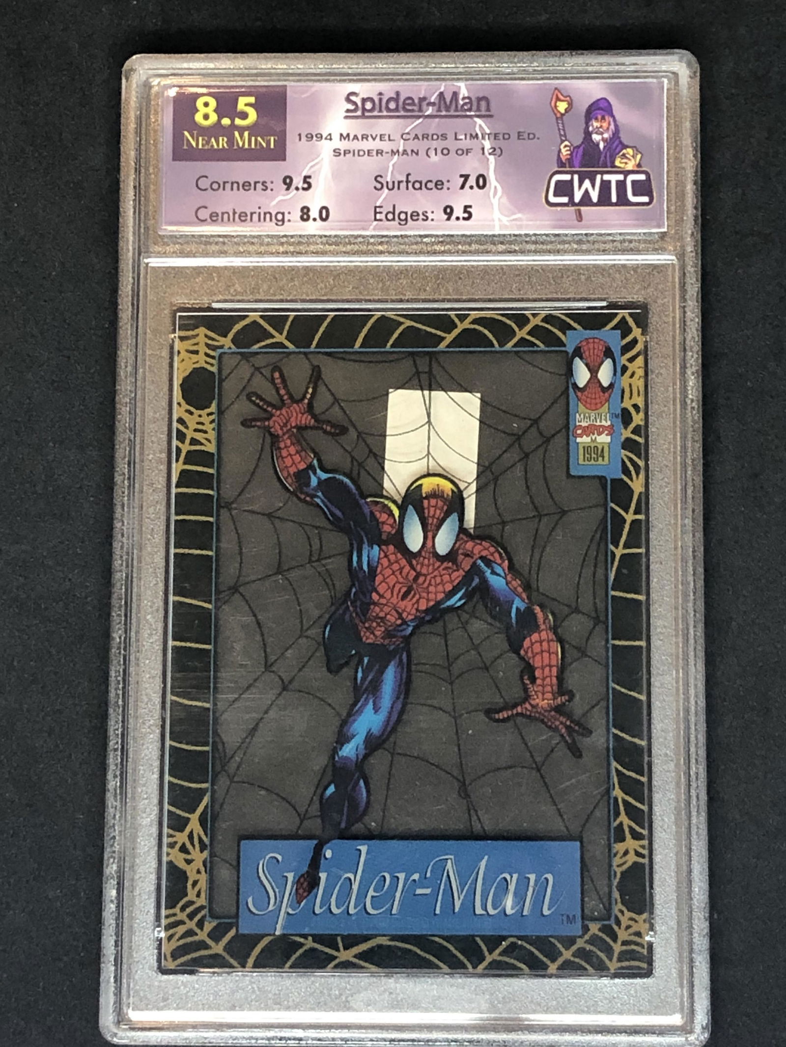 Spider Man Marvel Universe Trading Card CWTC 8.5 (1 of 1)
