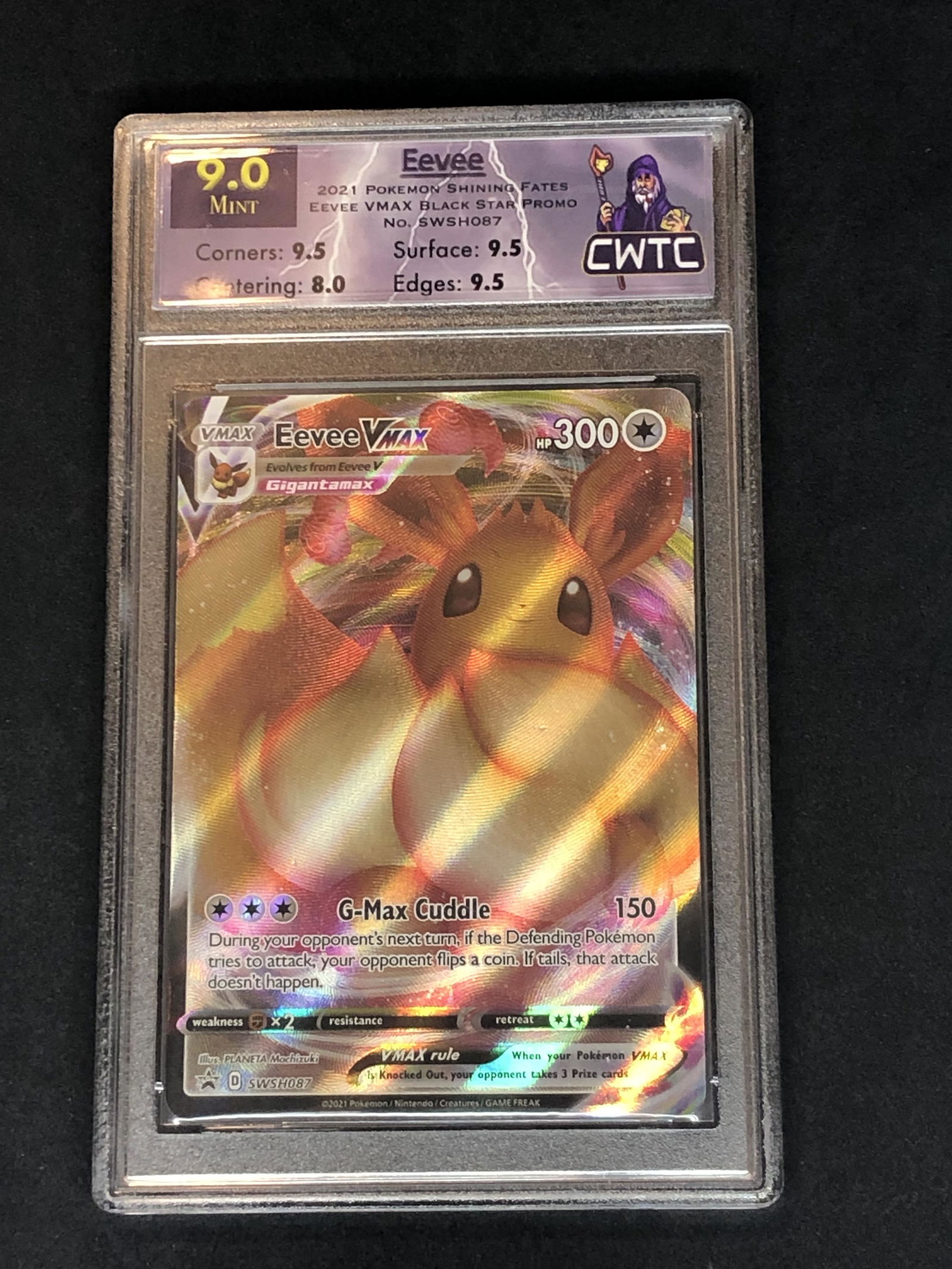 Eevee VMAX Black Star Promo CWTC 9 (1 of 1)