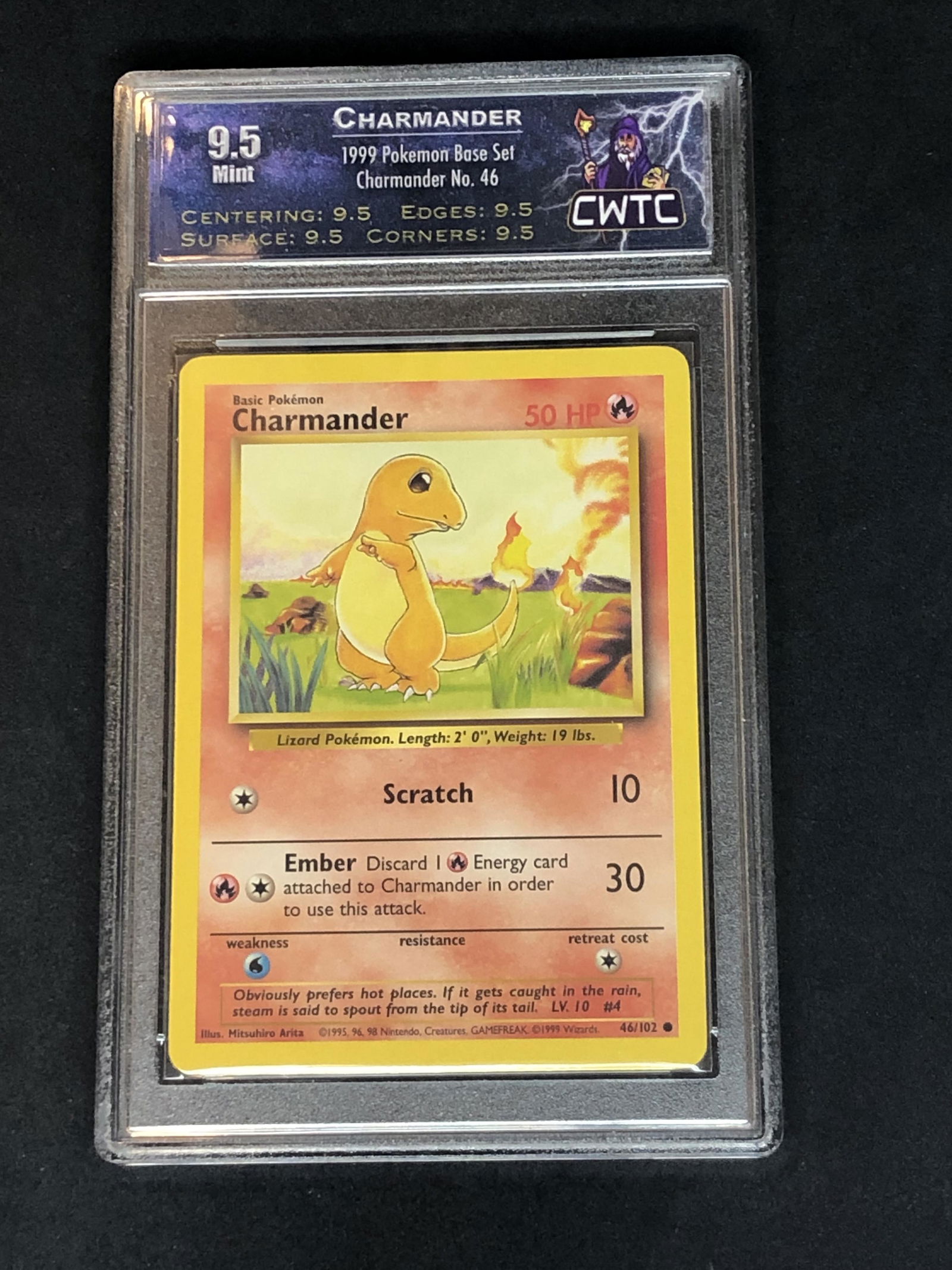 Base Set Charmander CWTC 9.5 (1 of 1)