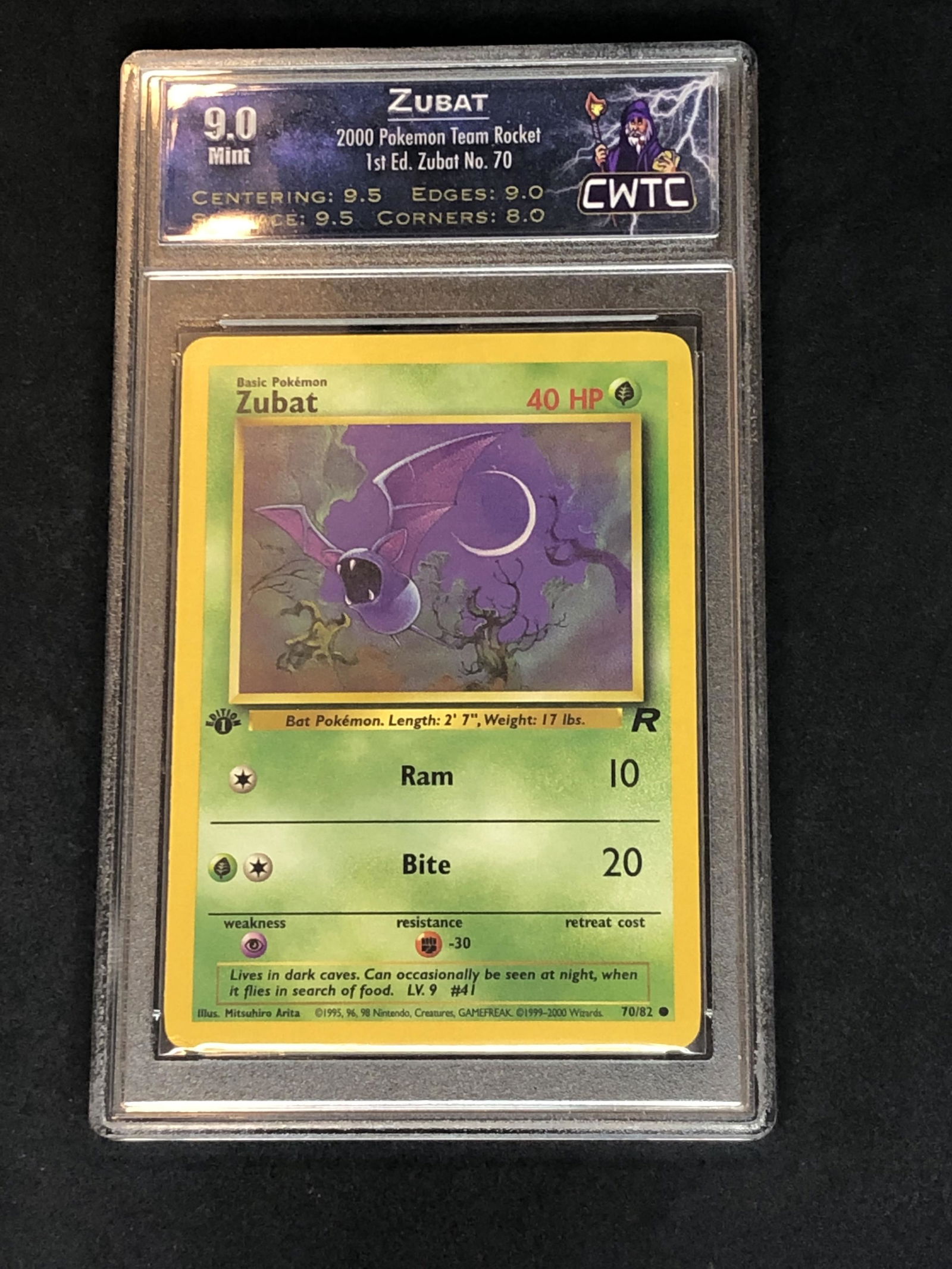 1st Edition Team Rocket Zubat CWTC 9 (1 of 1)