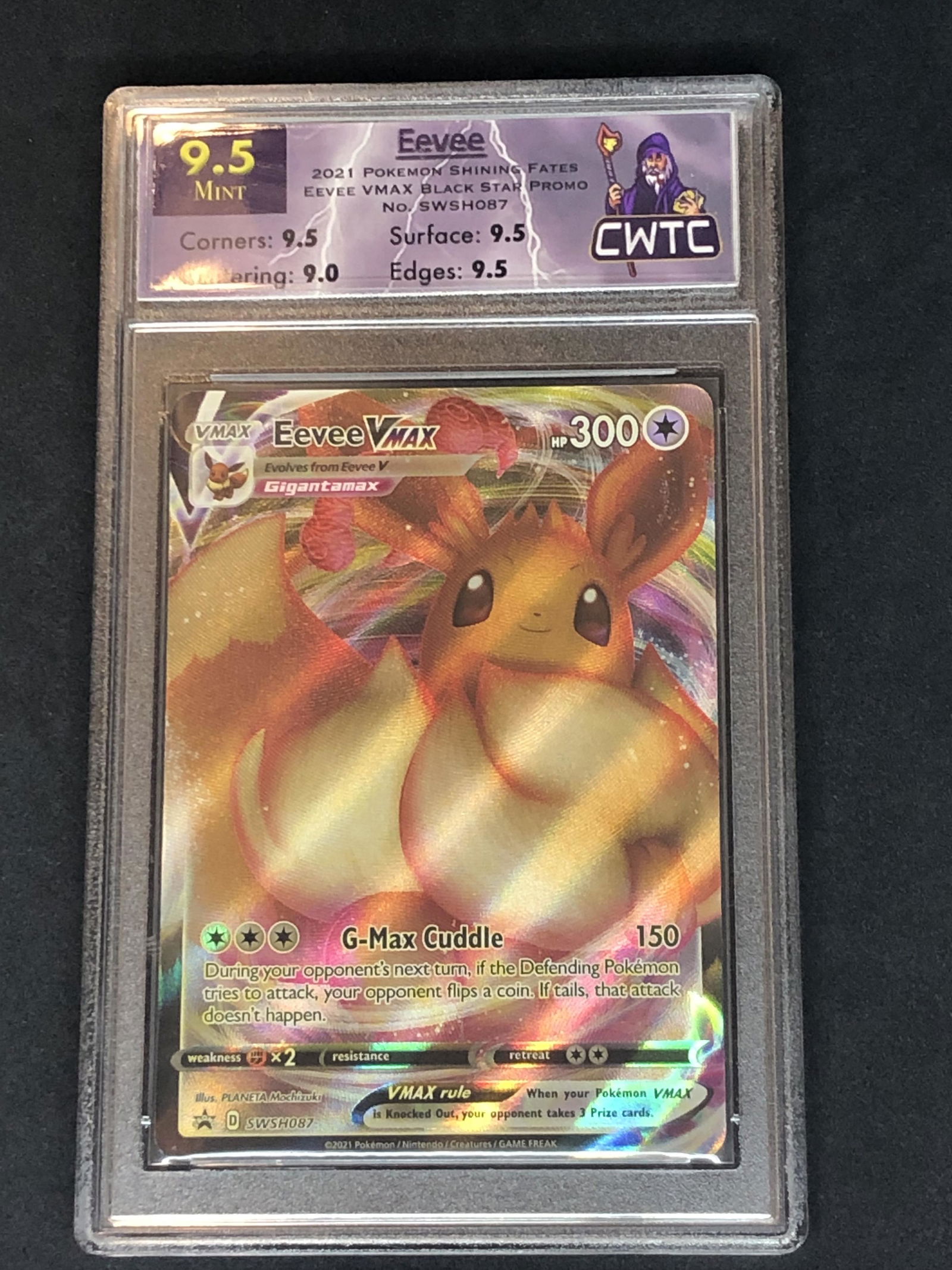 Eevee VMAX Black Star Promo CWTC 9.5 (1 of 1)