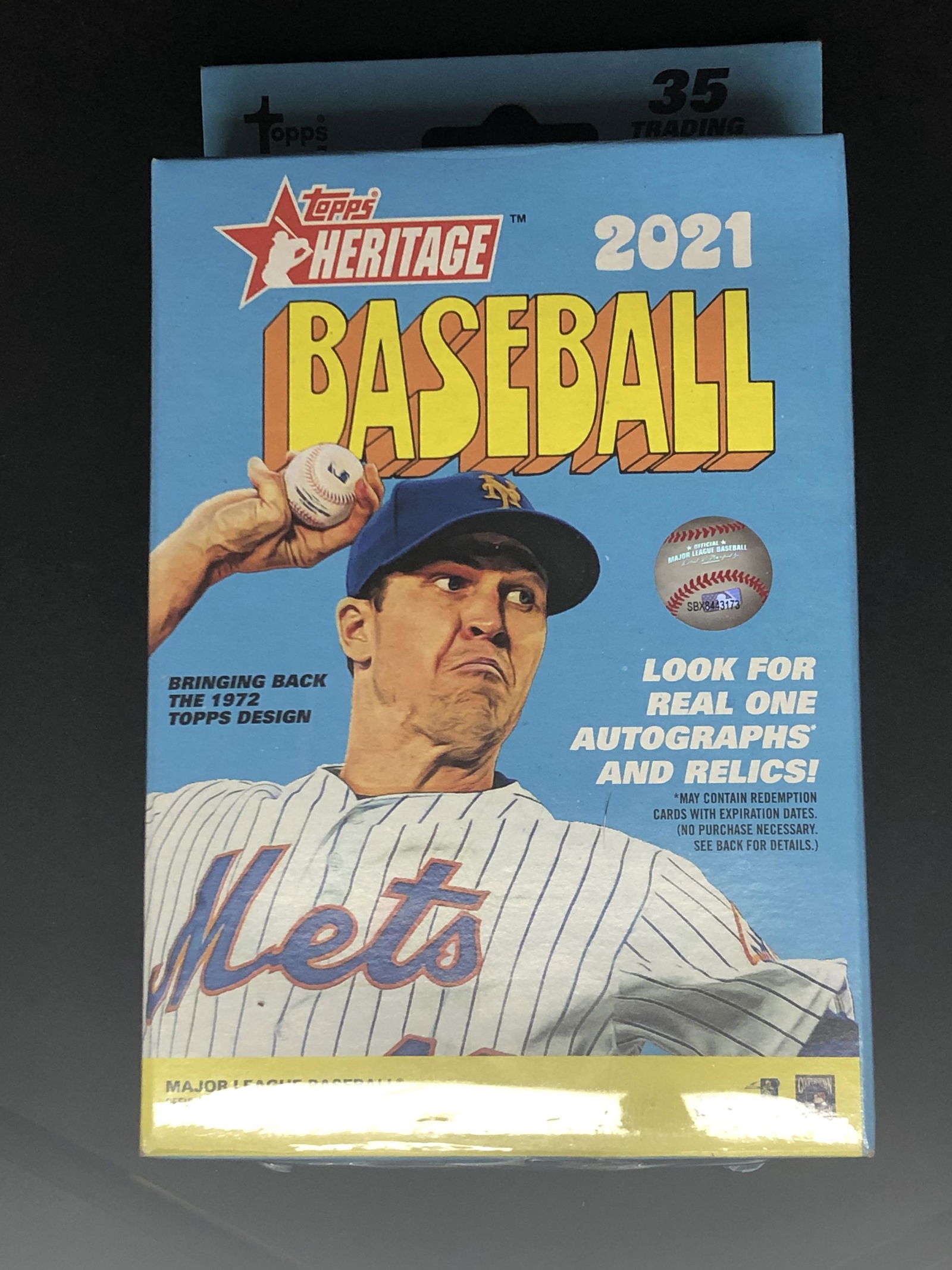 2021 Topps Heritage Sealed Baseball Card Box (1 of 1)
