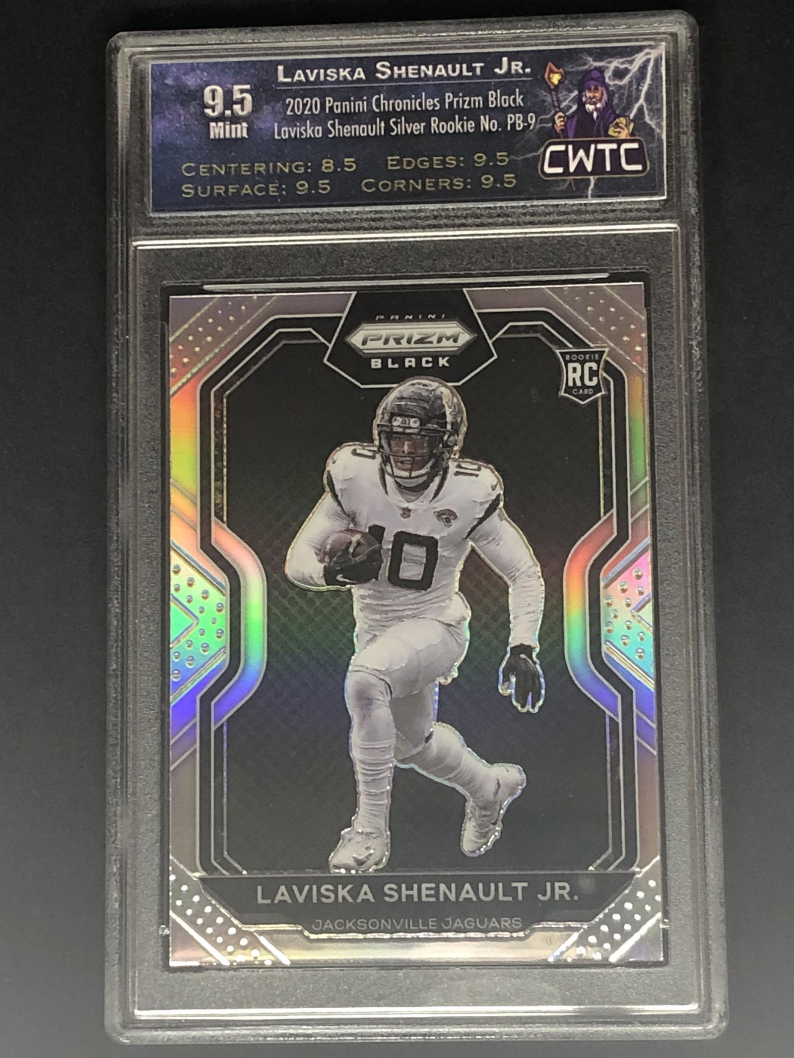Laviska Shenault Jr Panini Prizm Black Silver Rookie (1 of 1)