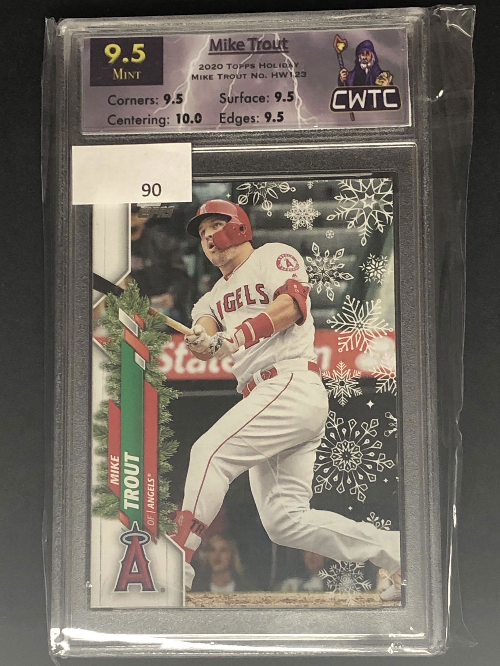 Mike Trout Topps Holiday Rookie CWTC 9.5 (1 of 1)