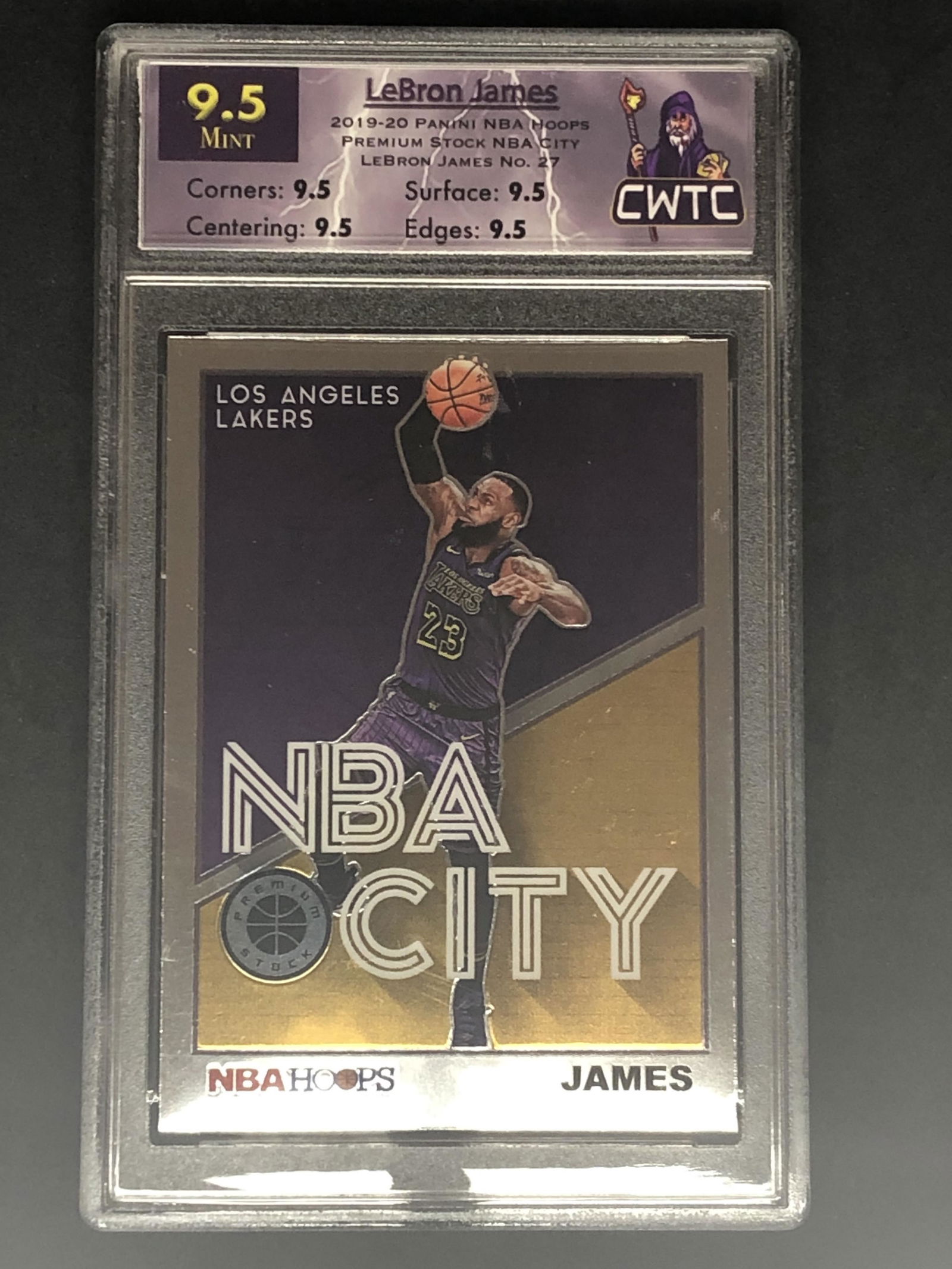 LeBron James Panini NBA Hoops NBA City CWTC 9.5 (1 of 1)