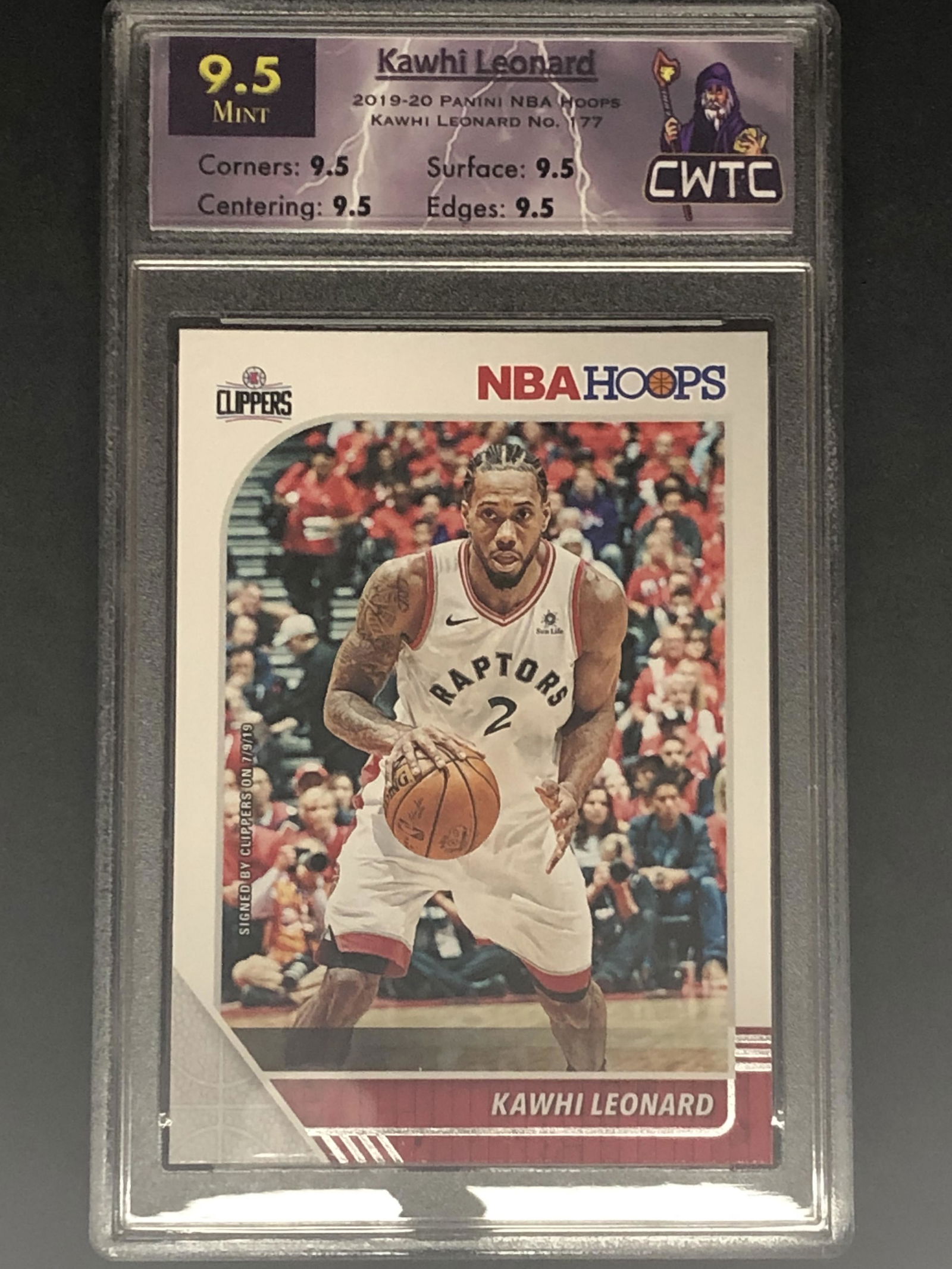Kawhi Leonard Panini NBA Hoops CWTC 9.5 (1 of 1)