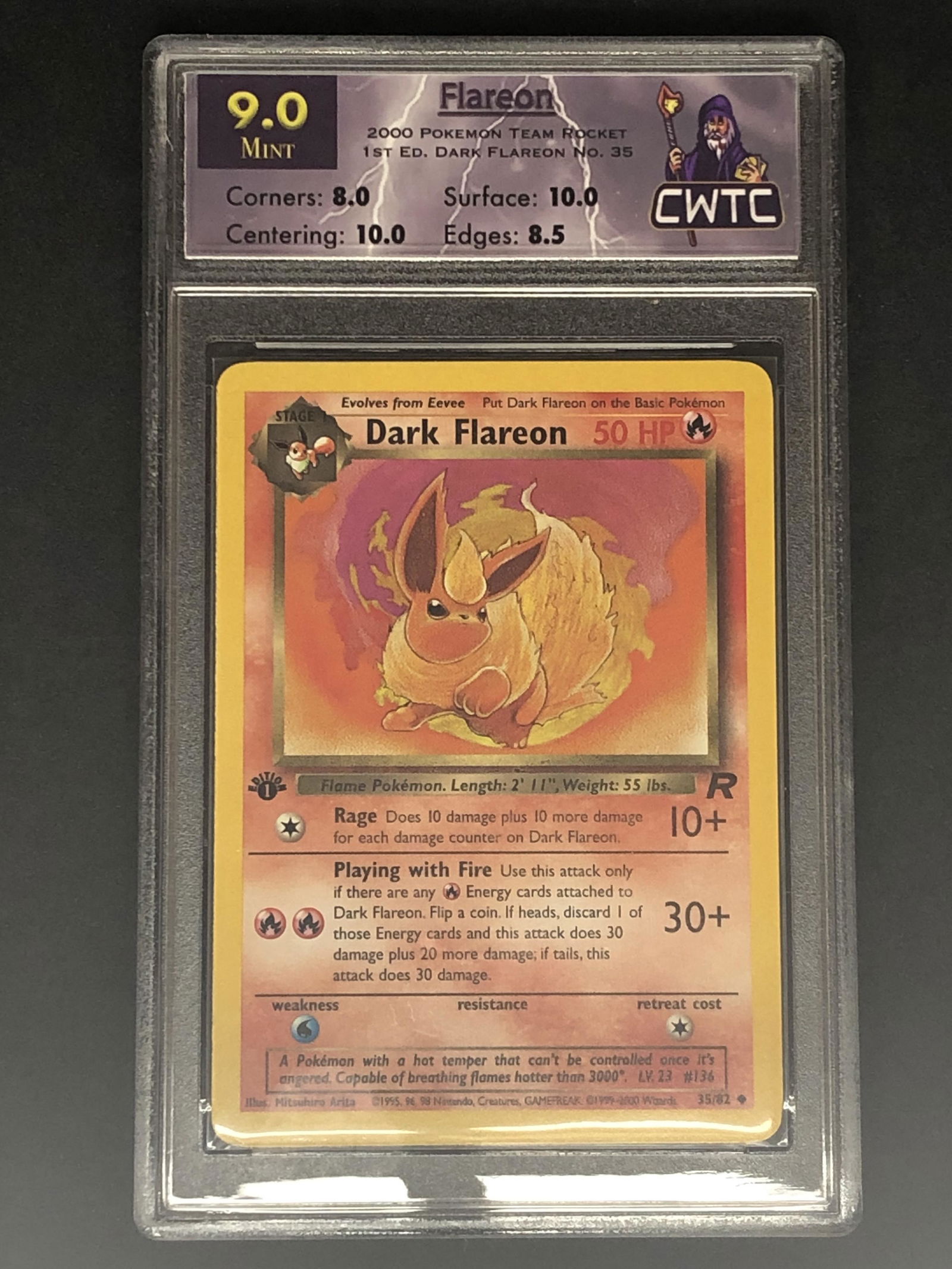 1st Edition Dark Flareon CWTC 9 (1 of 1)