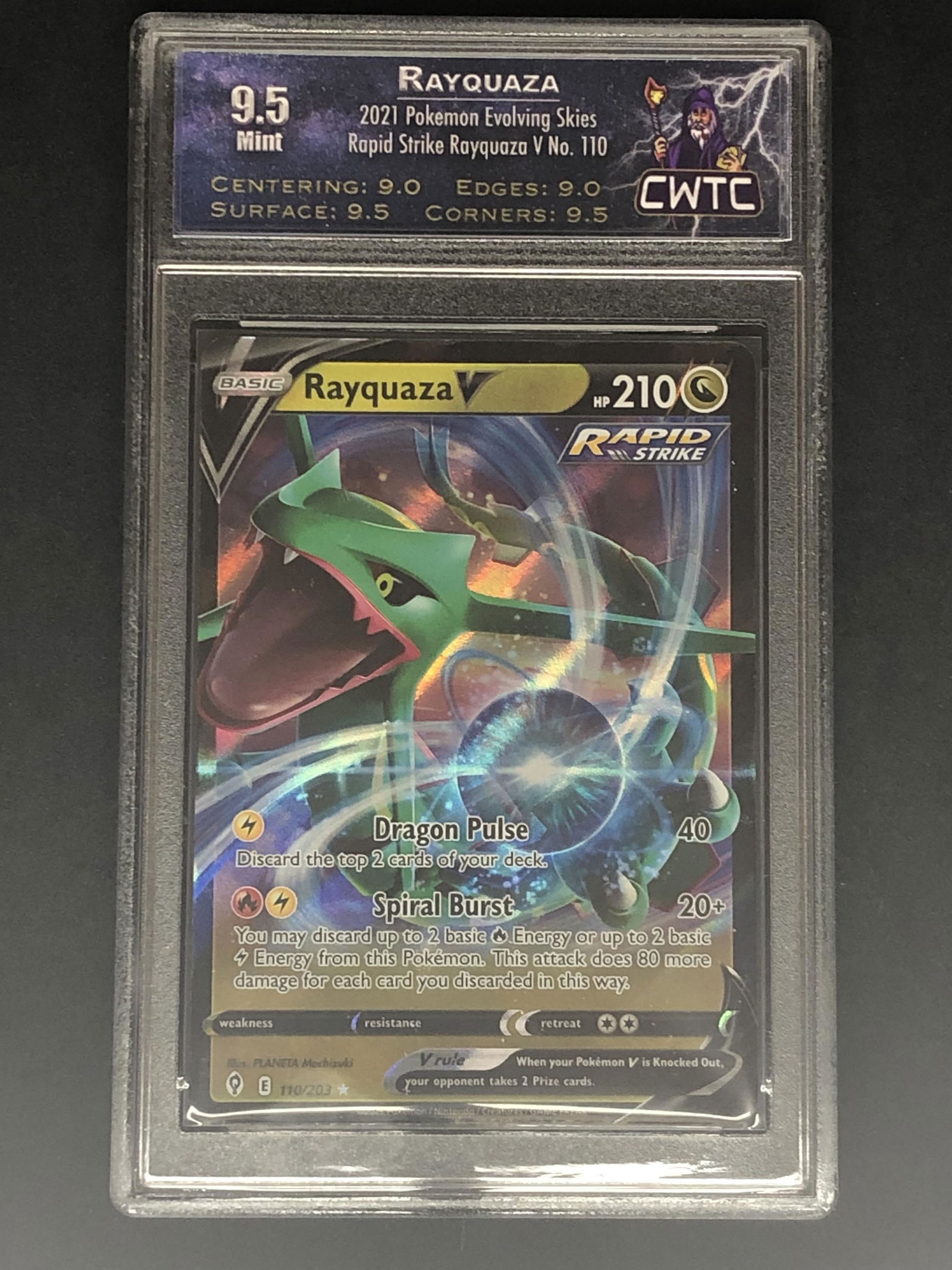 Rayquaza V Rapid Strike CWTC 9.5 (1 of 1)