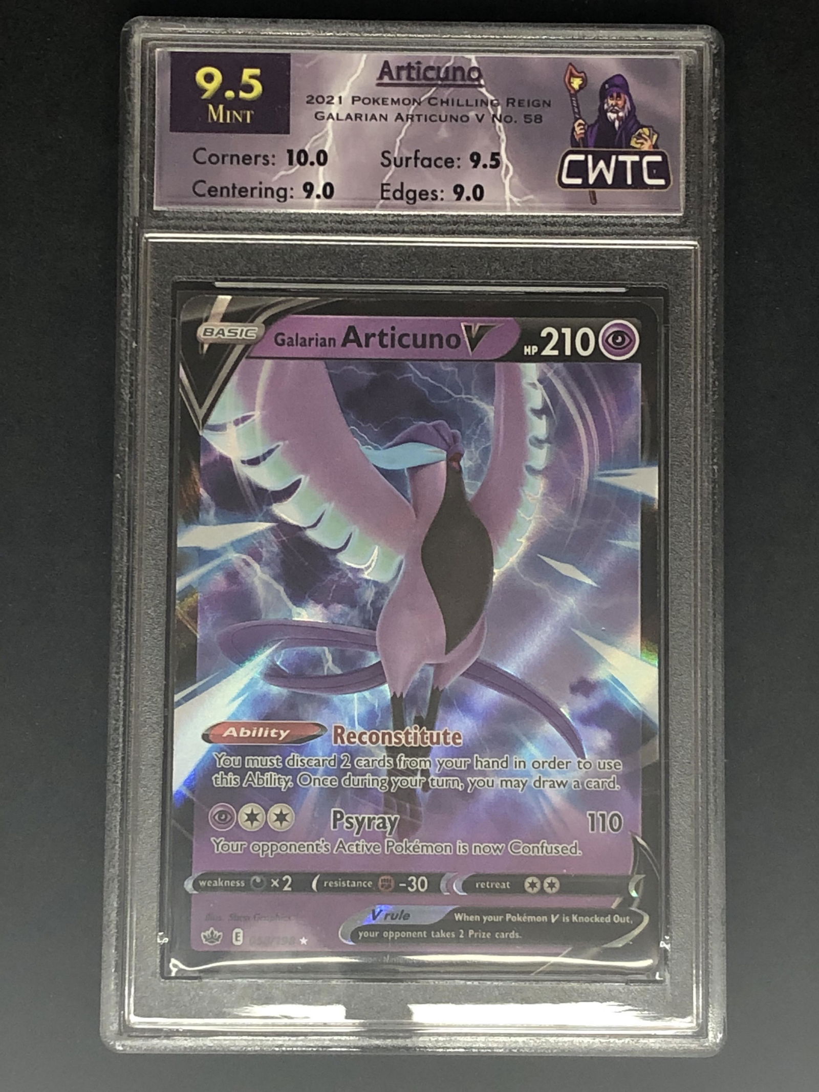 Galarian Articuno V CWTC 9.5 (1 of 1)