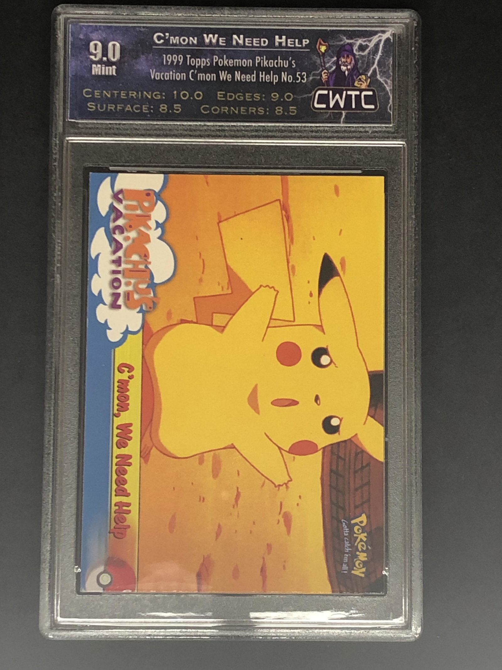 C'Mon We Need Help Topps Pokemon Card CWTC 9 (1 of 1)