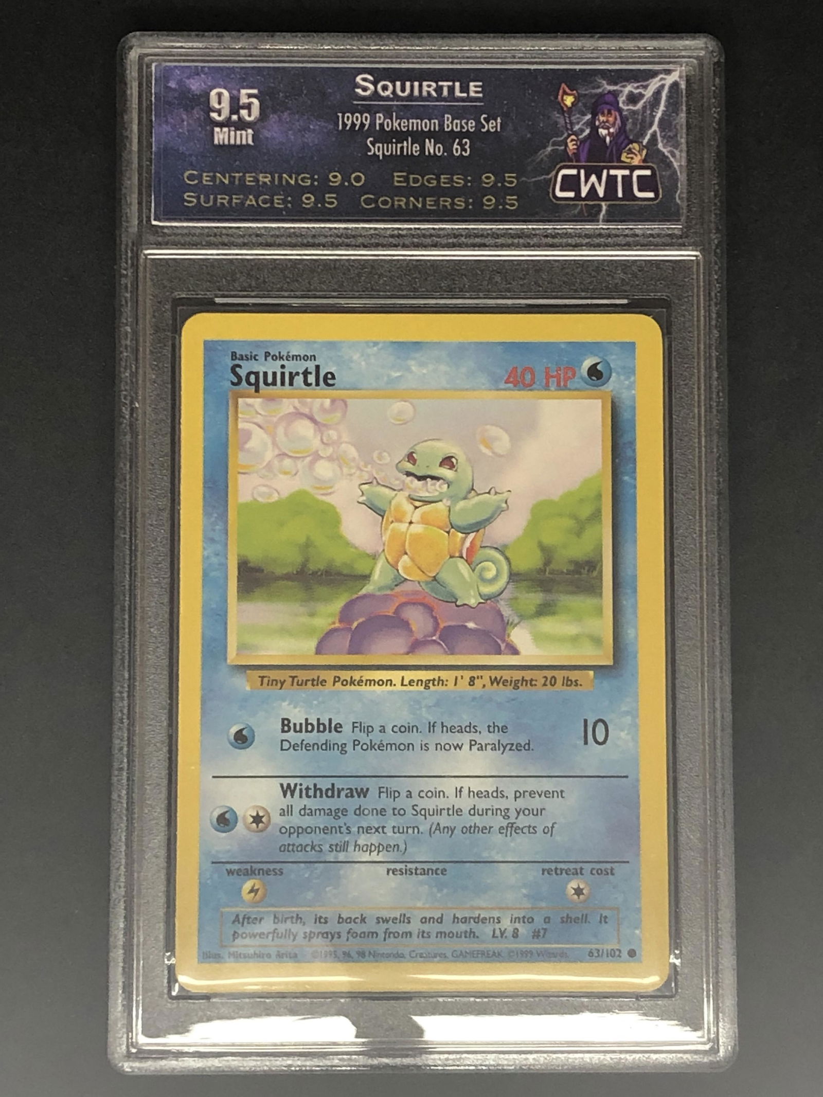 Base Set Squirtle CWTC 9.5 (1 of 1)