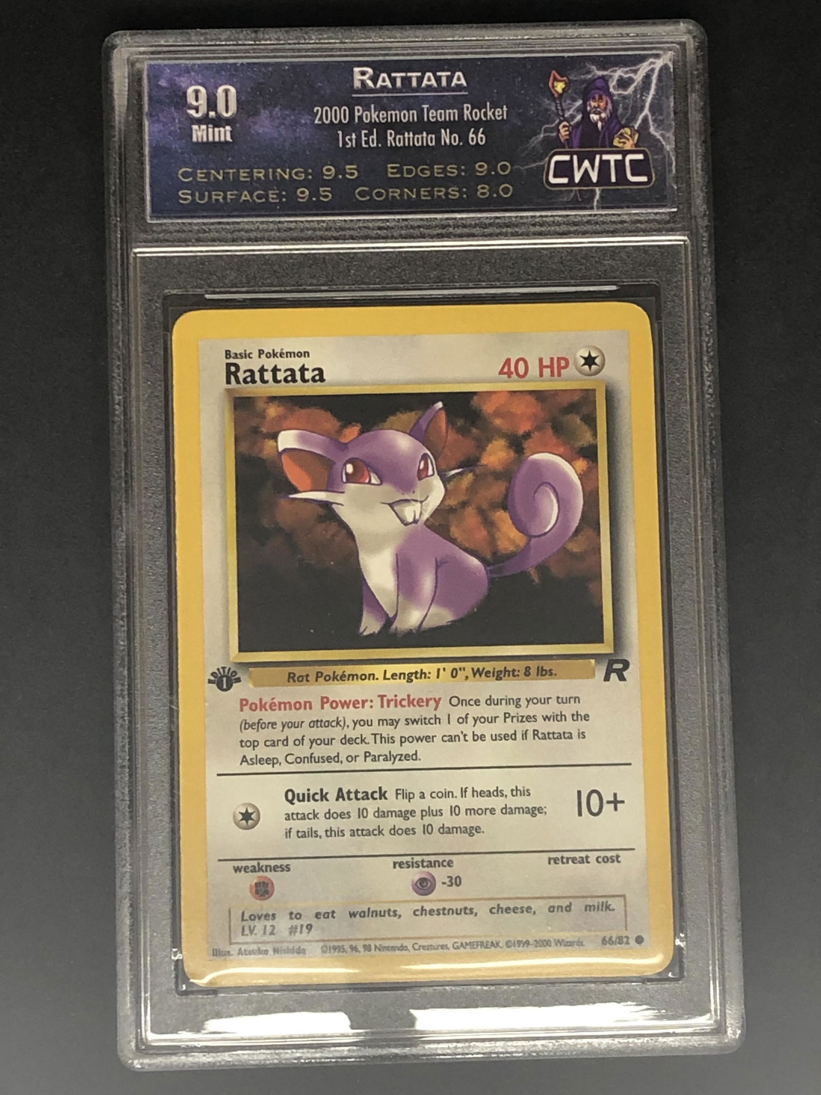 1st Edition Team Rocket Rattata CWTC 9 (1 of 1)