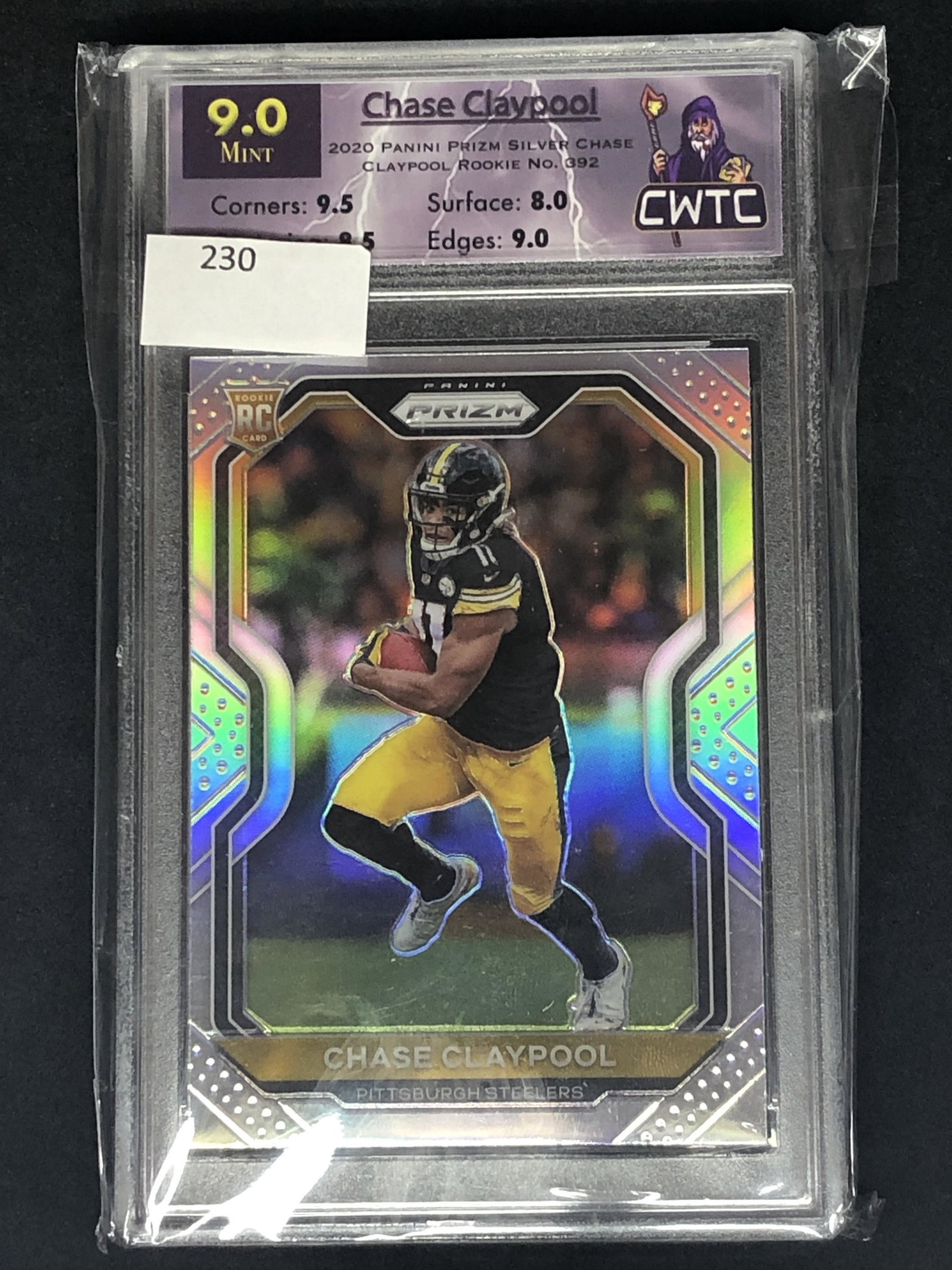 Chase Claypool Panini Silver Prizm Rookie CWTC 9 (1 of 1)