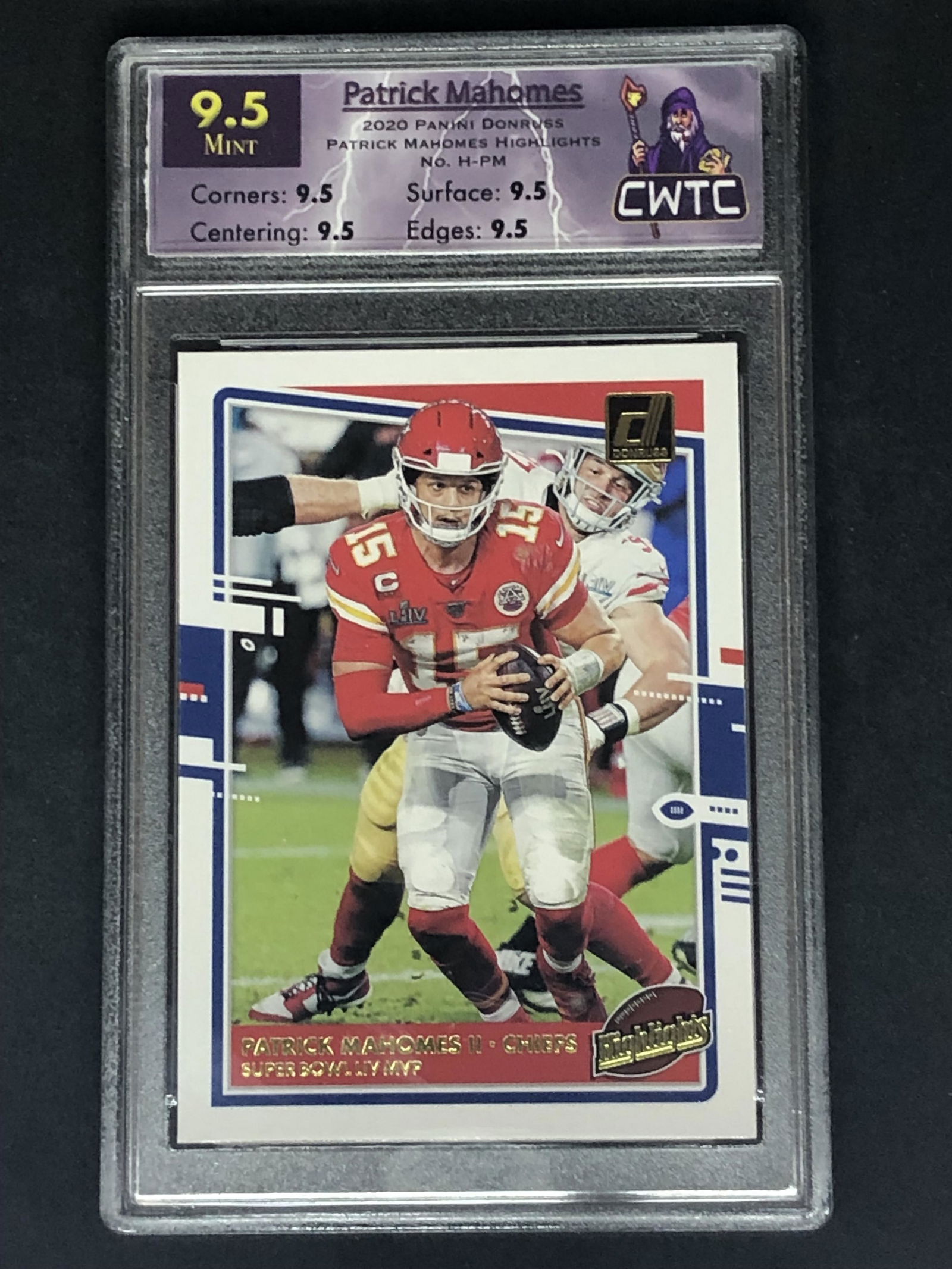 Patrick Mahomes Panini Donruss CWTC 9.5 (1 of 1)