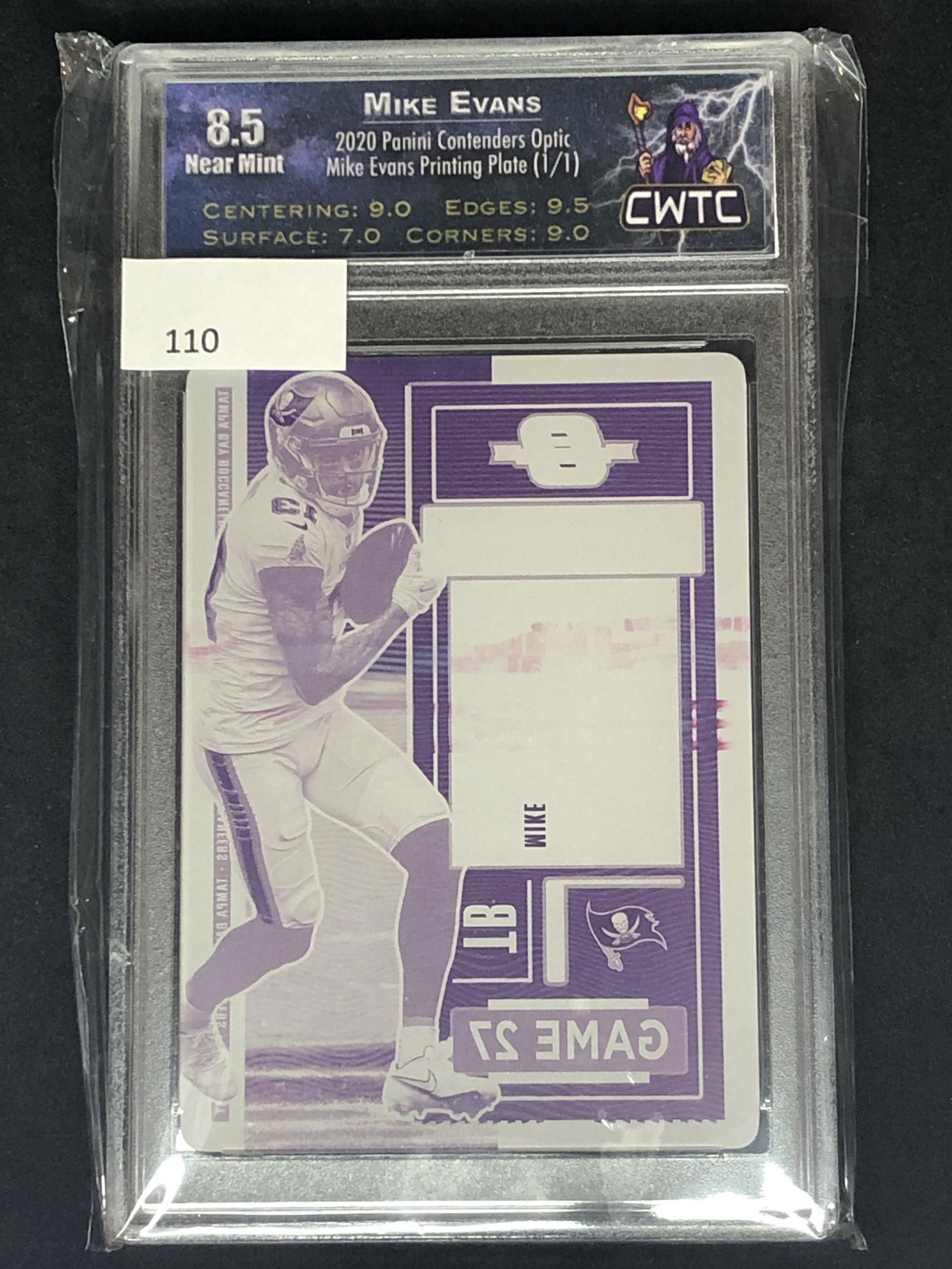 Mike Evans Panini Contenders Optic Printing Plate CWTC (1 of 1)