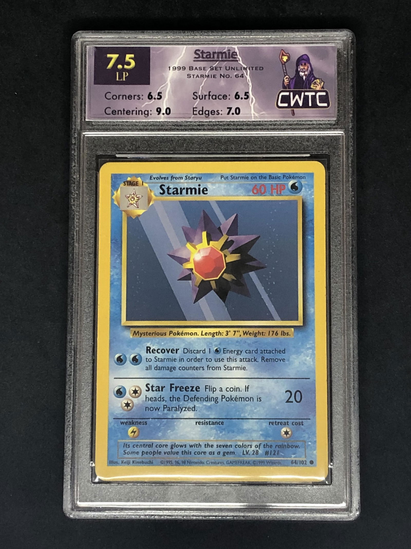 Starmie Base Set CWTC 7.5 (1 of 1)