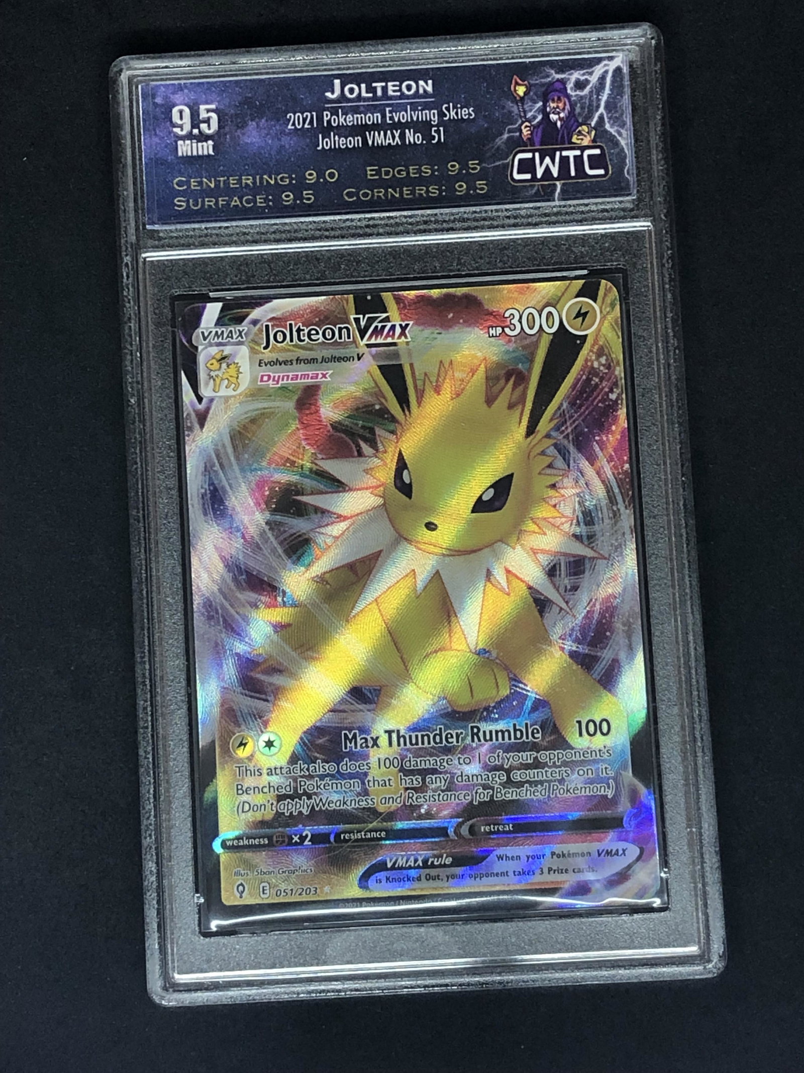 Jolton VMAX Full Art CWTC 9.5 (1 of 1)