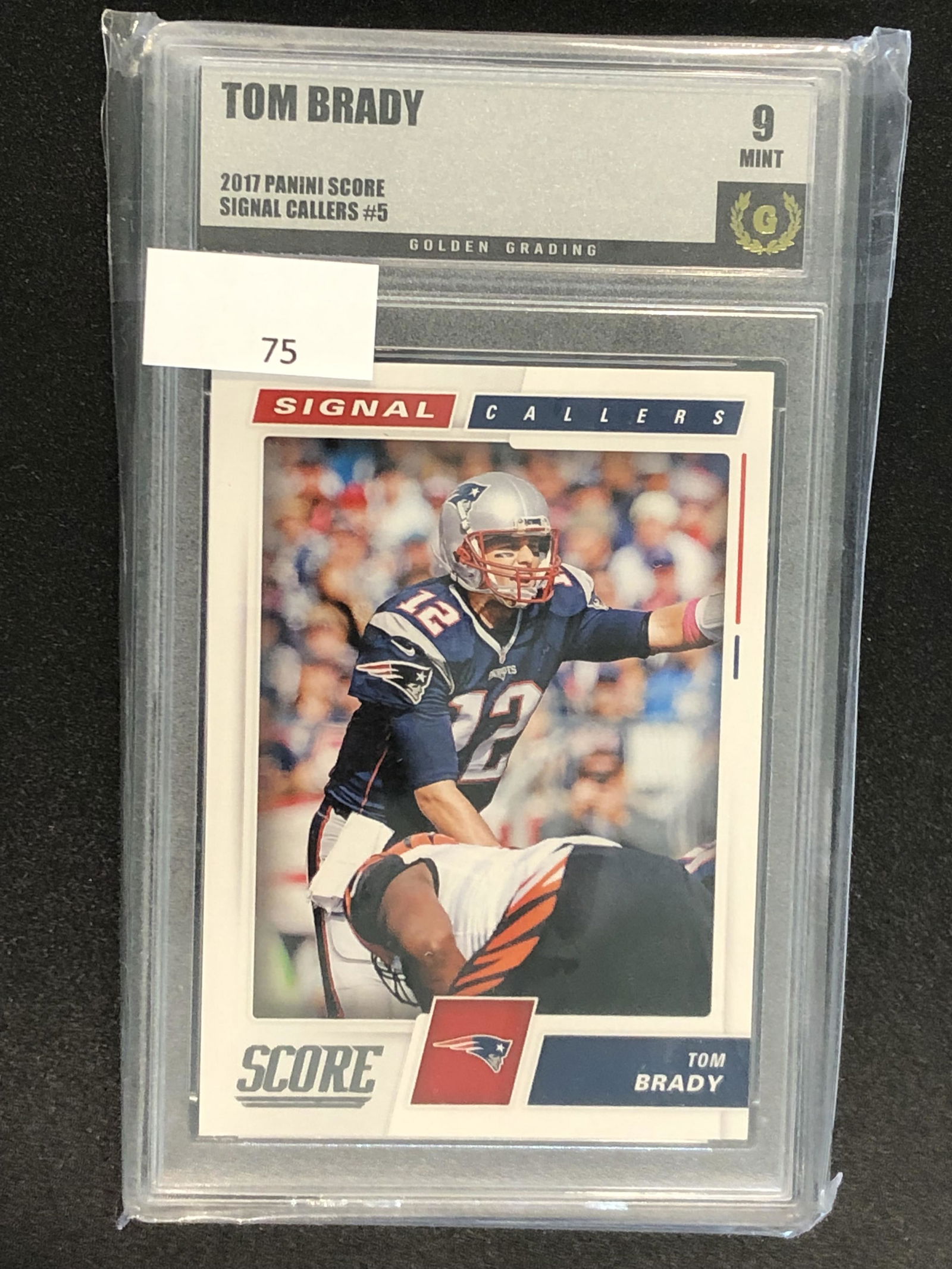 Tom Brady Panini Score Golden Grading 9 (1 of 1)