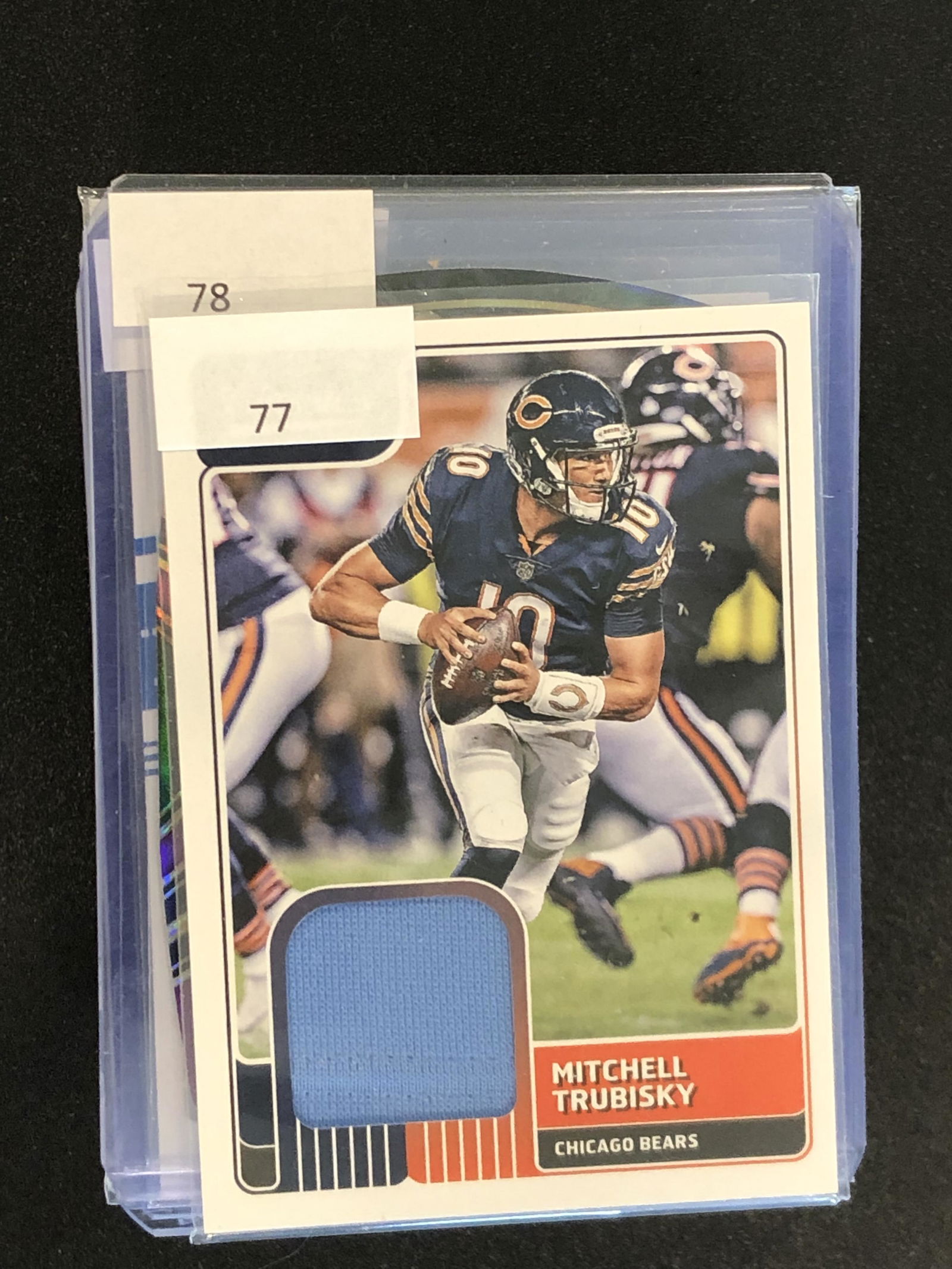 Mitchell Trubisky Panini Classics Relic (1 of 1)