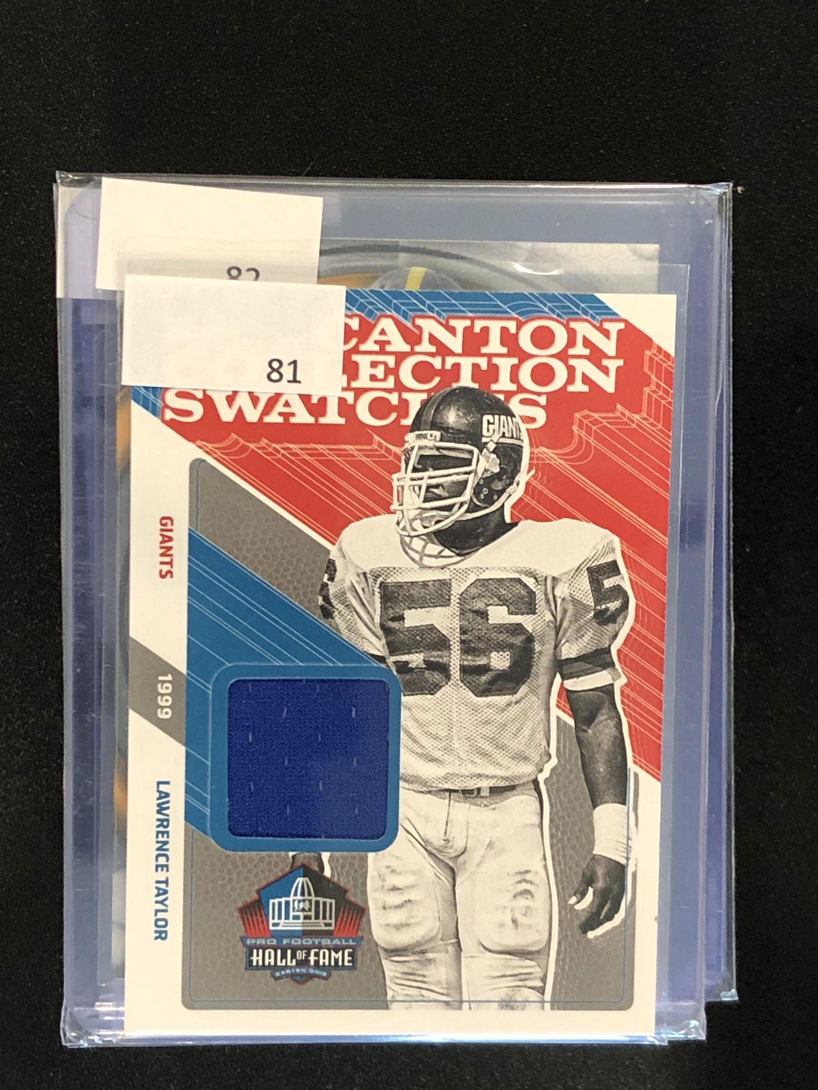 Lawrence Taylor Canton Collection Relic (1 of 1)