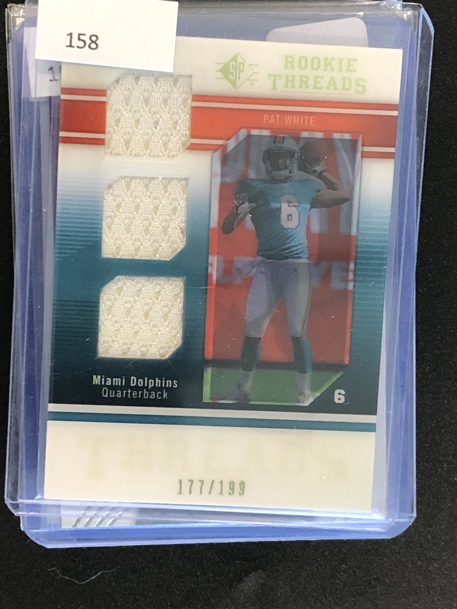 Pat White Upper Deck Rookie Relic: Pat White Upper Deck Rookie Relic