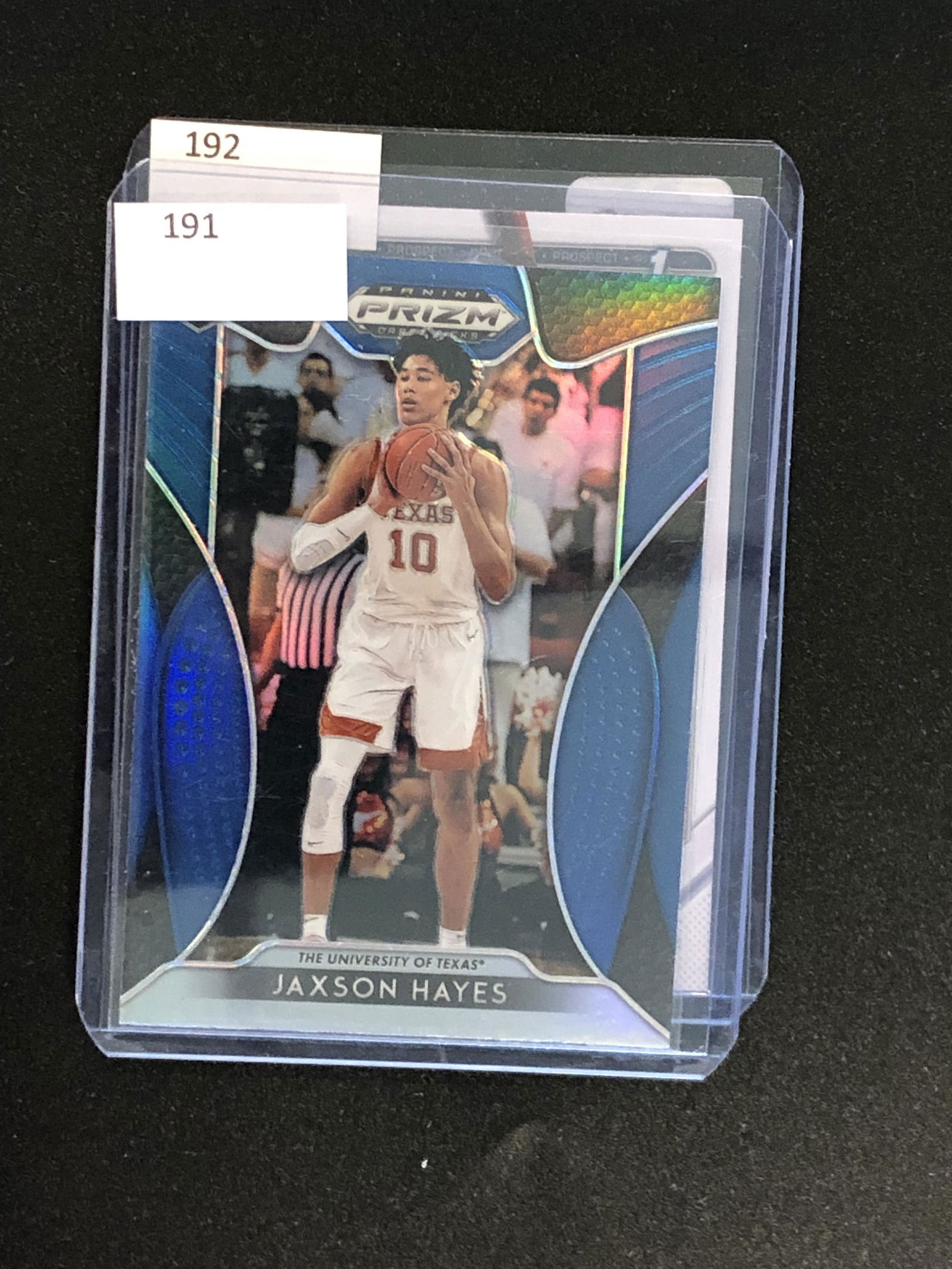 Jaxson Hayes Panini Prizm Blue Rookie (1 of 1)