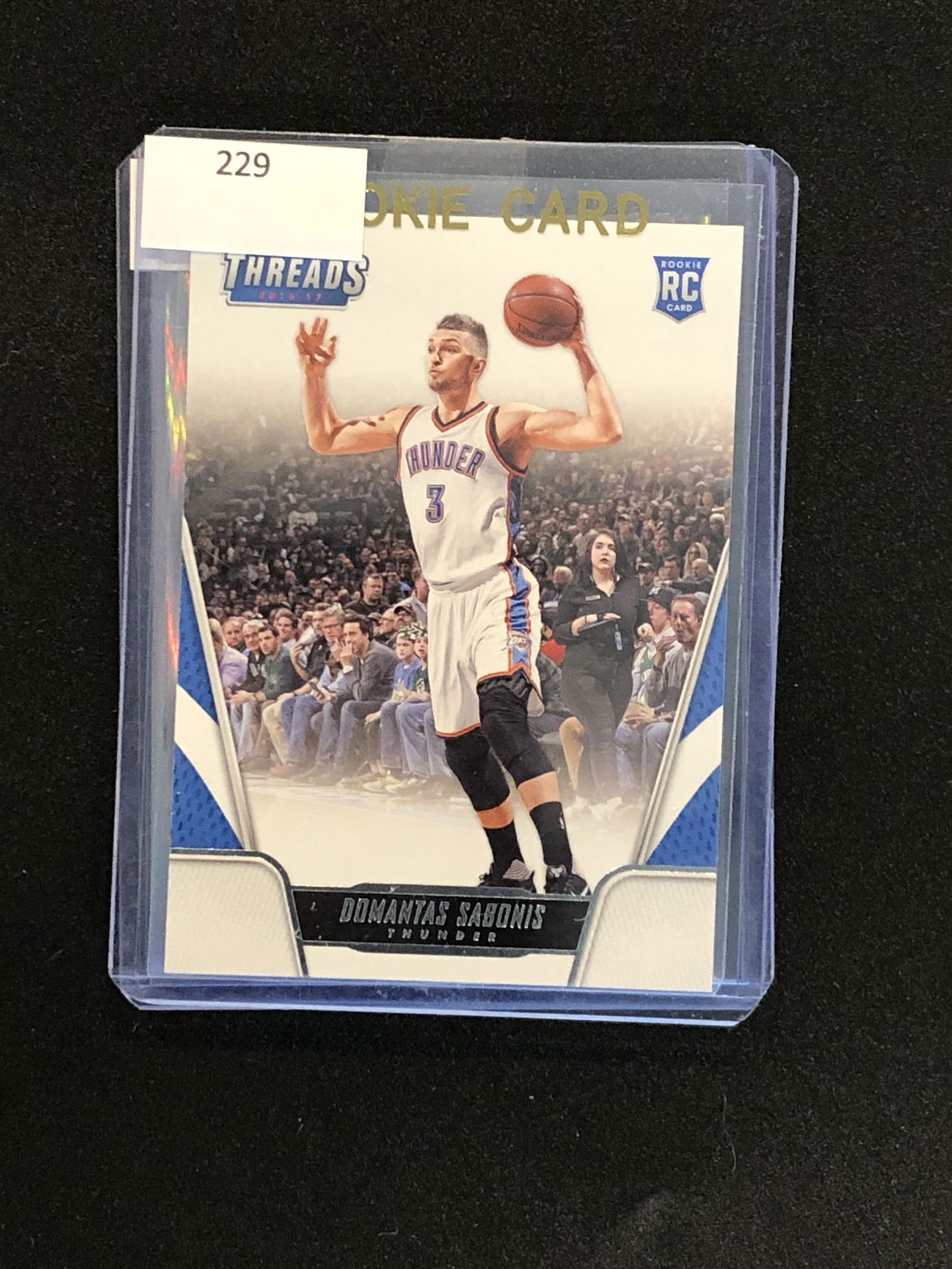 Domantas Sabonis Panini Threads Rookie (1 of 1)