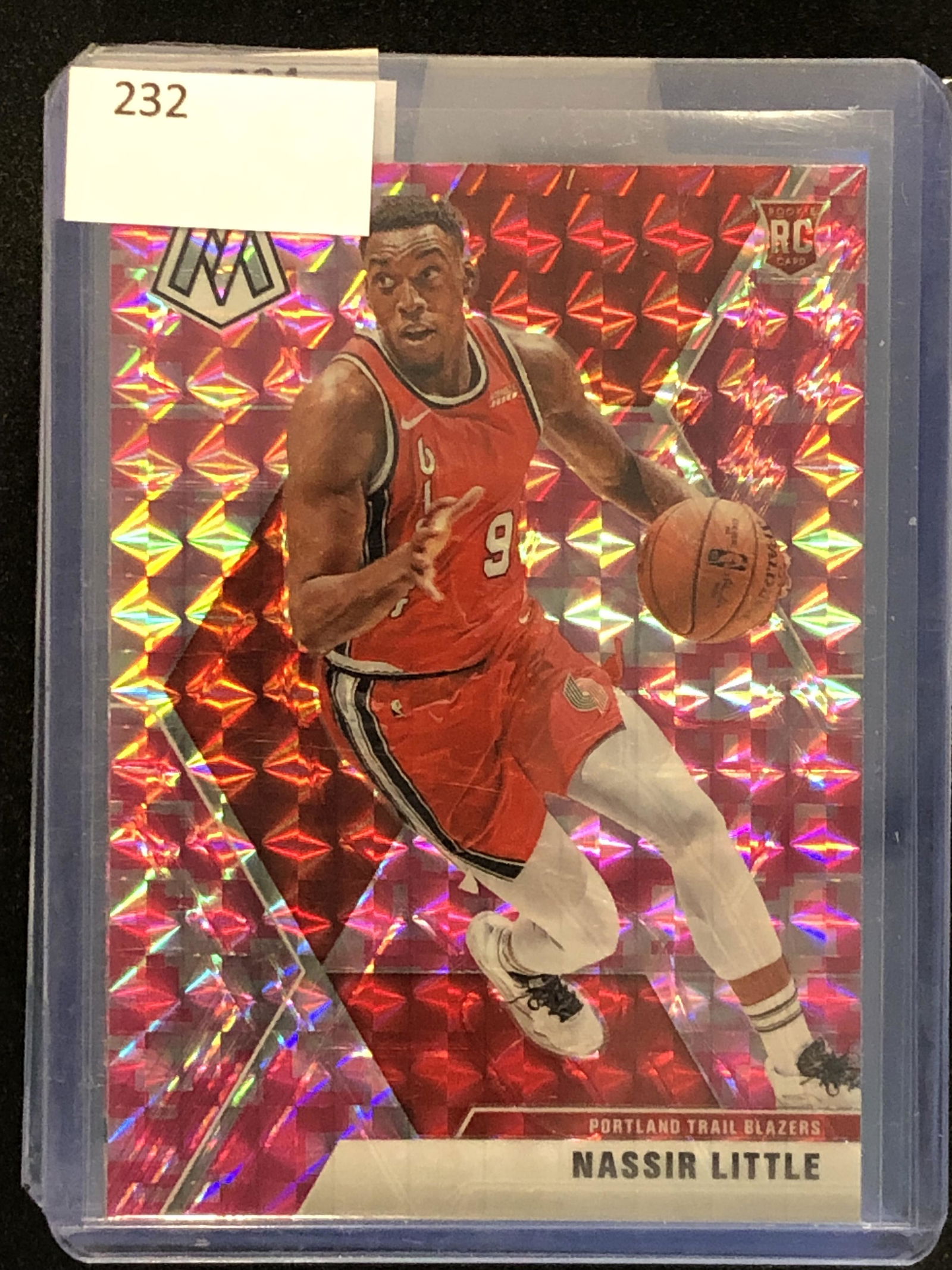 Nassir Little Panini Mosaic Pink rookie (1 of 1)