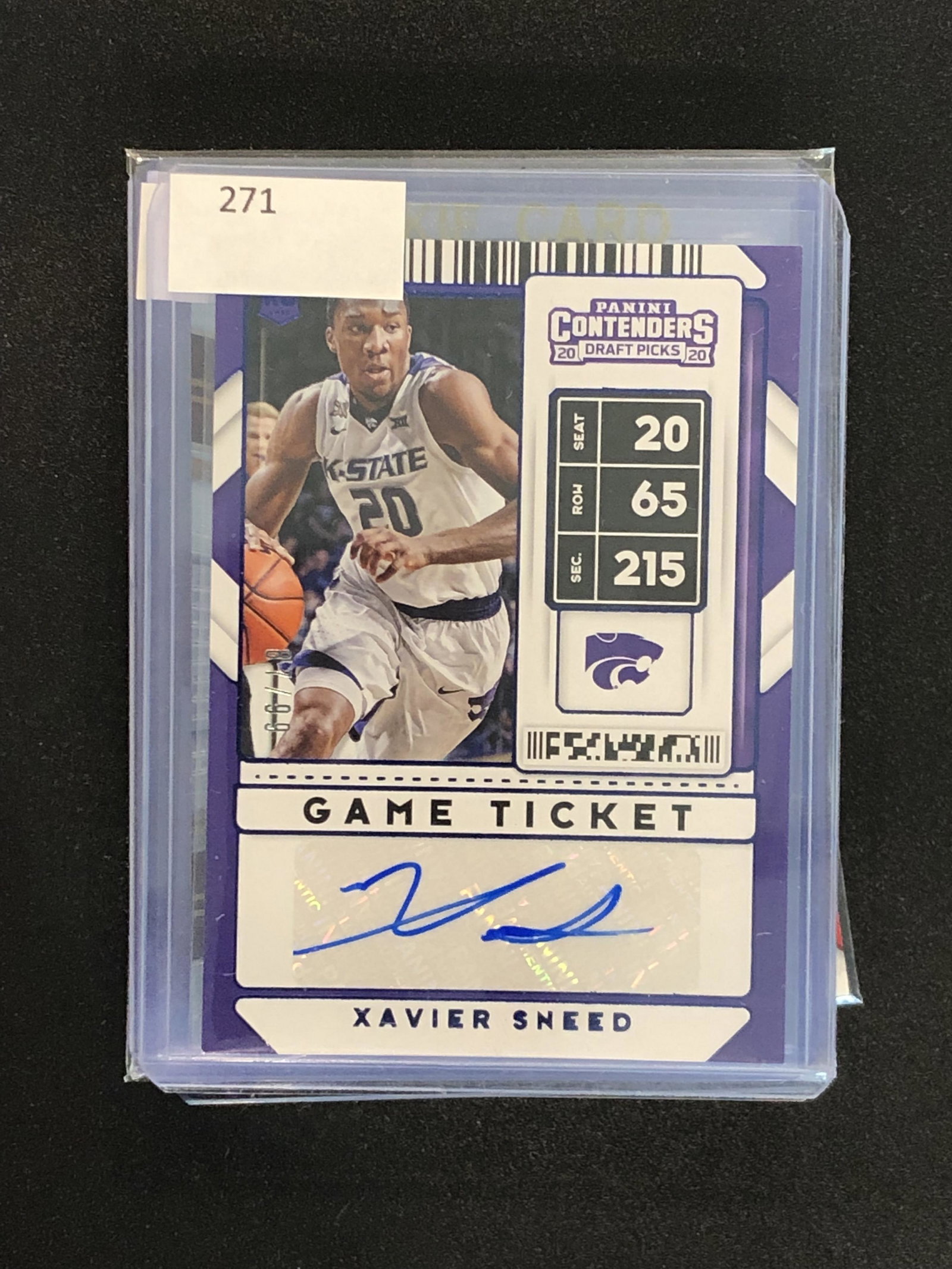 Xavier Sneed Panini Contenders Auto Rookie: Xavier Sneed Panini Contenders Auto Rookie