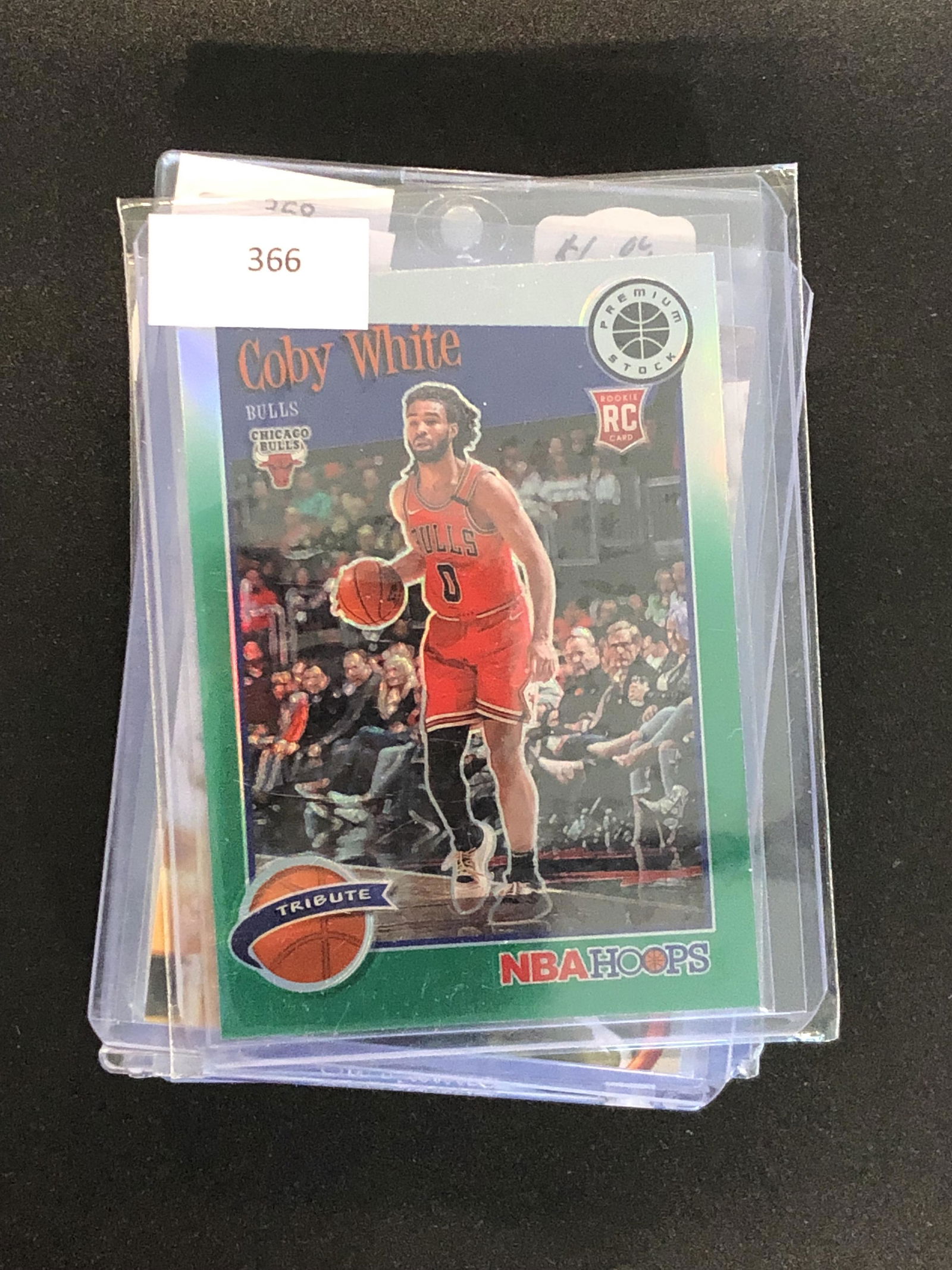 Coby White Panini NBA Hoops Rookie (1 of 1)