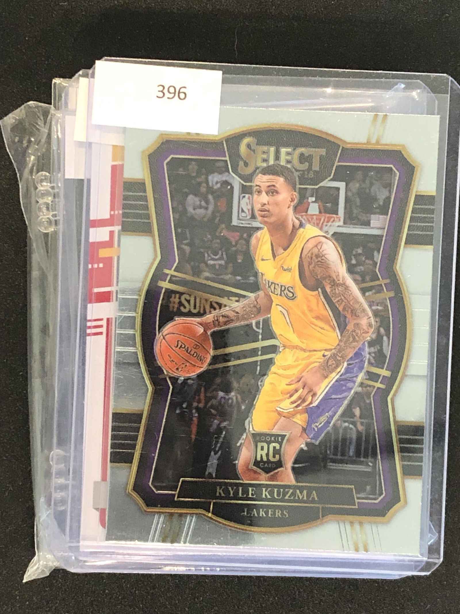 Kyle Kuzma Panini Select rookie (1 of 1)