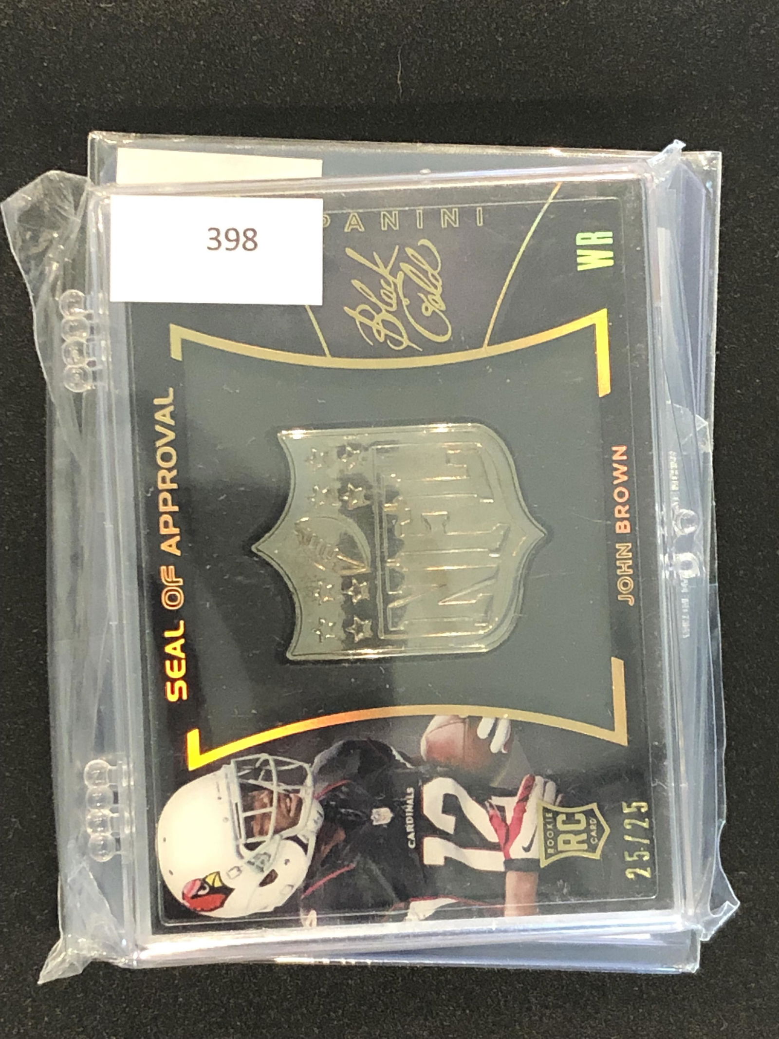 John Brown Panini Black Gold Relic (1 of 1)